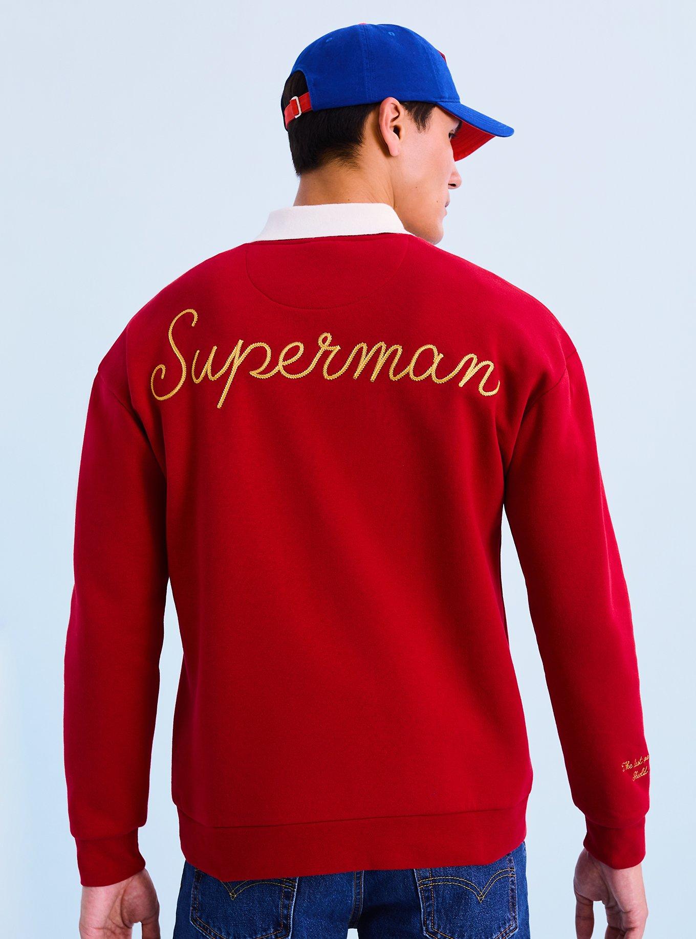 DC Comics Superman Vintage Jersey Crewneck - BoxLunch Exclusive, , hi-res