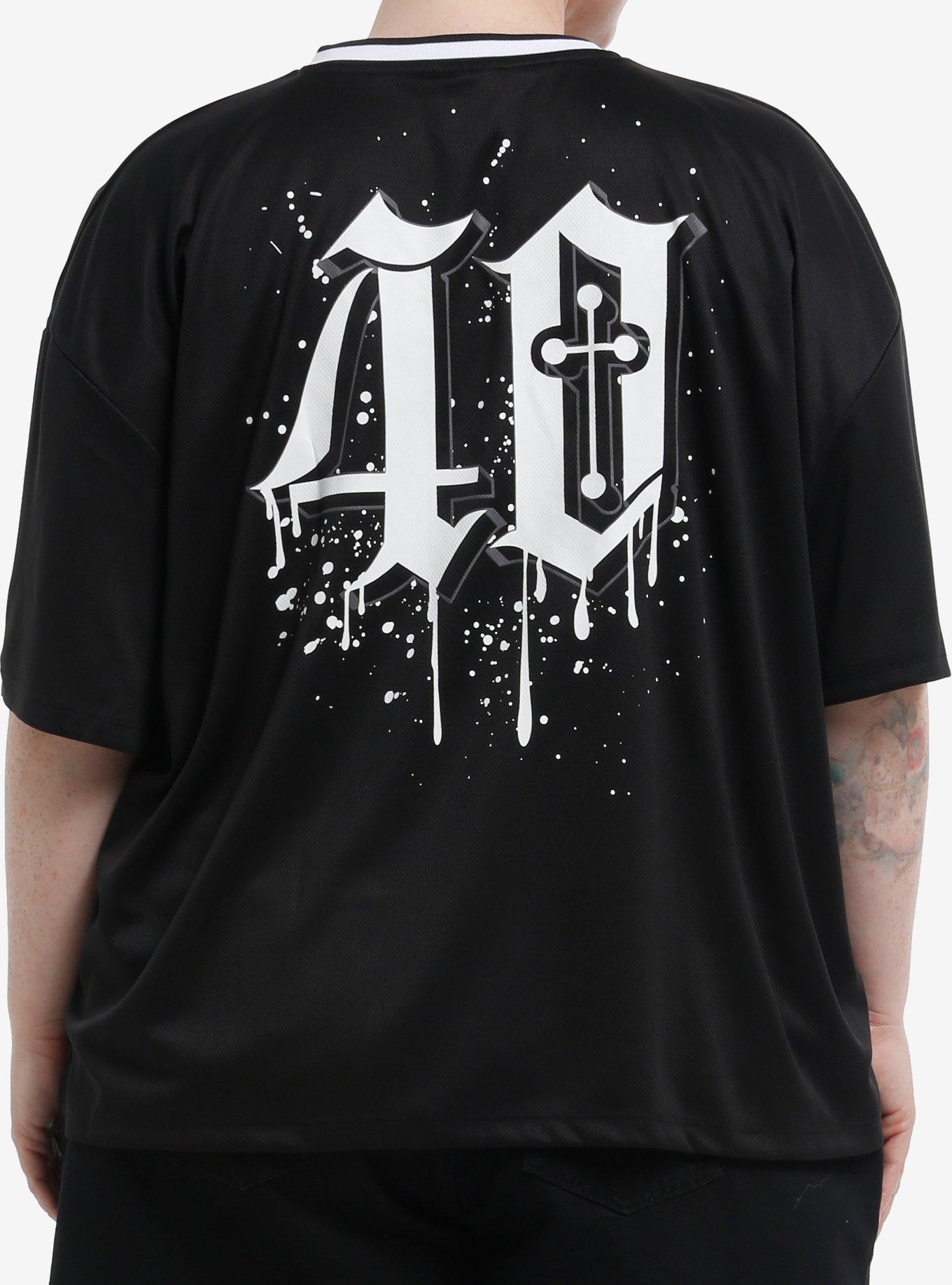 Death Note Ryuk Girls Oversized Jersey Top Plus Size, , alternate