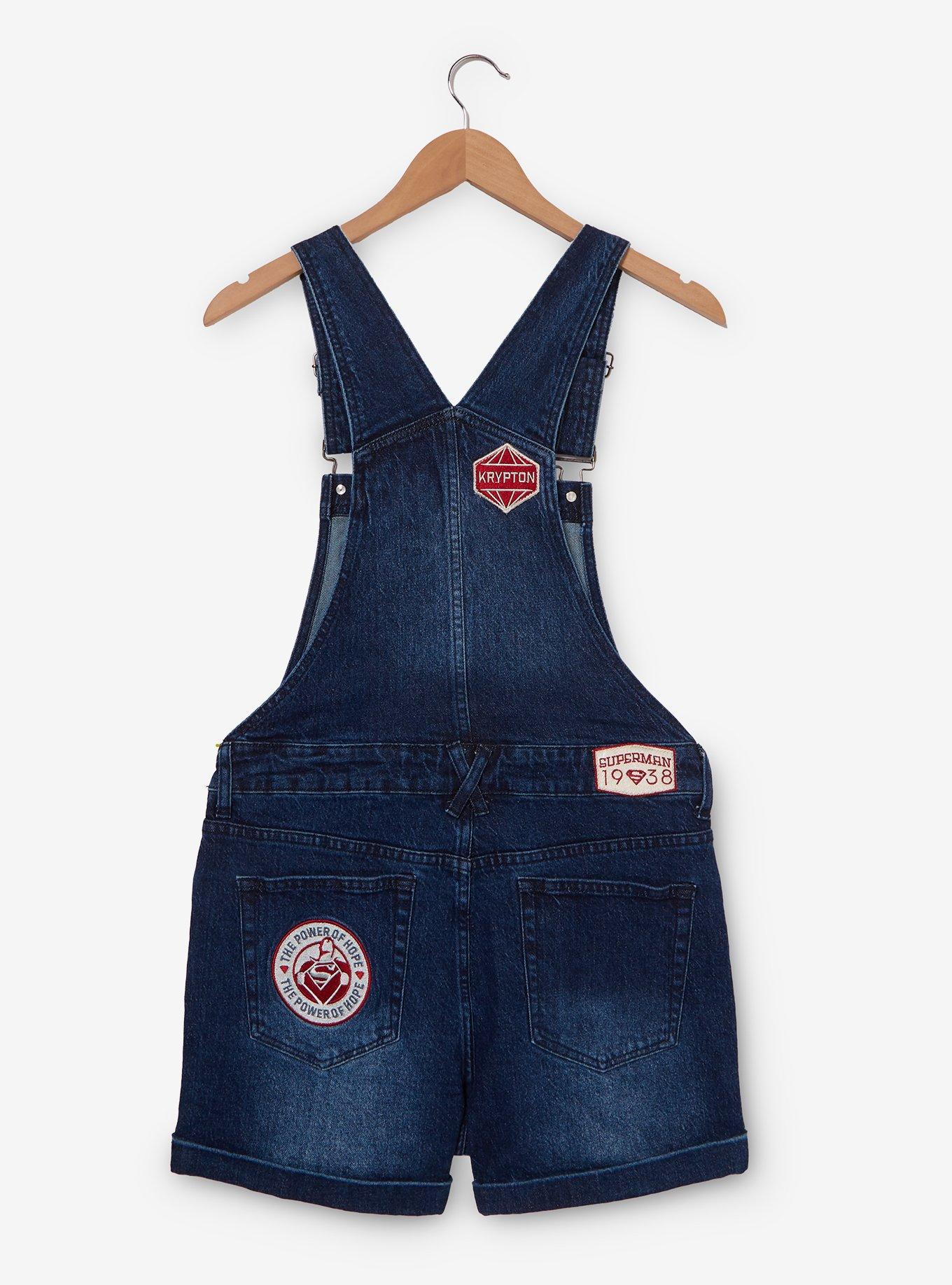 DC Comics Superman Icons Women's Short Overalls, , hi-res
