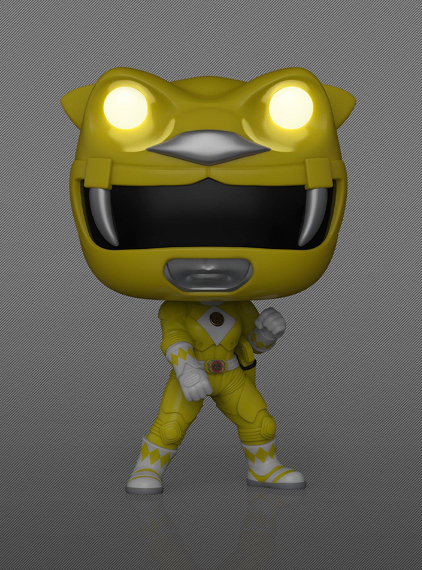 Funko Mighty Morphin Power Rangers Pop! Movies Yellow Ranger Glow-In-The-Dark Vinyl Figure, , hi-res