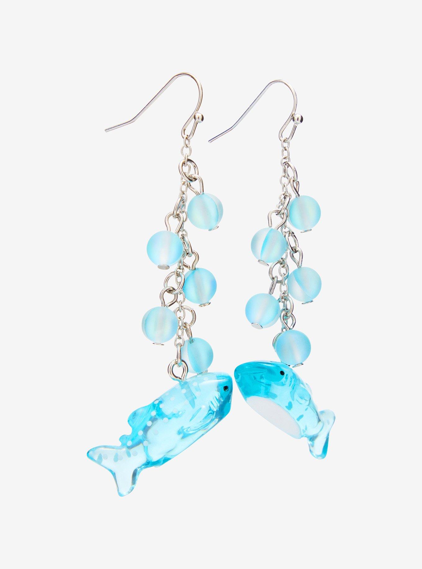 Sweet Society Whale Shark Drop Earrings, , alternate