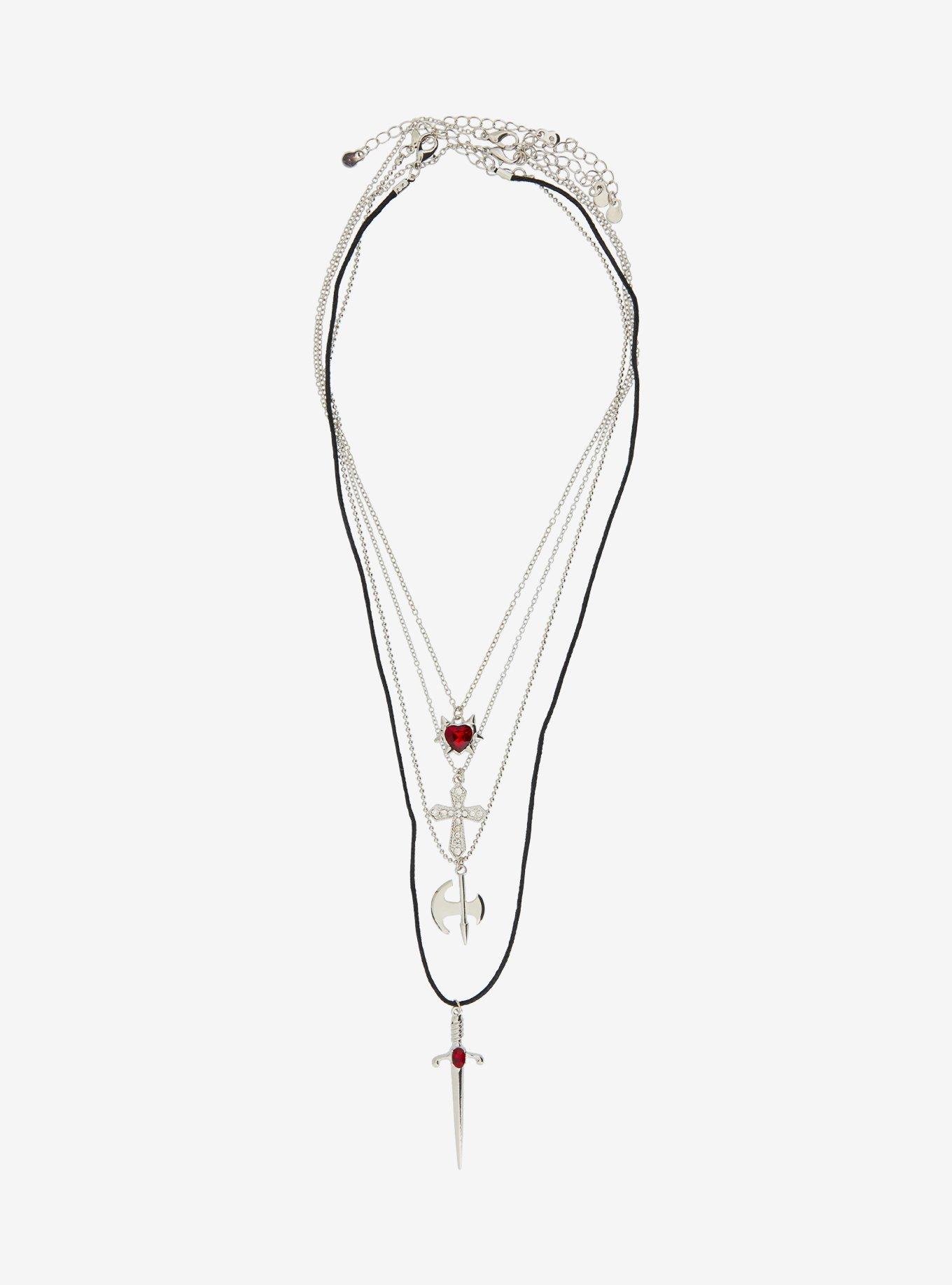 Thorn & Fable Medieval Weapons Necklace Set, , hi-res