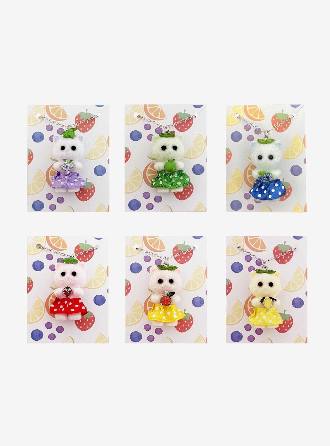 Fruit Juice Fruit Kitty Blind Box Necklace, , hi-res