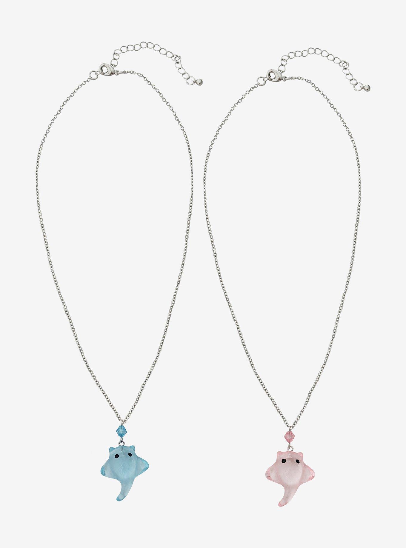 Sweet Society Manta Ray Best Friend Necklace Set, , hi-res