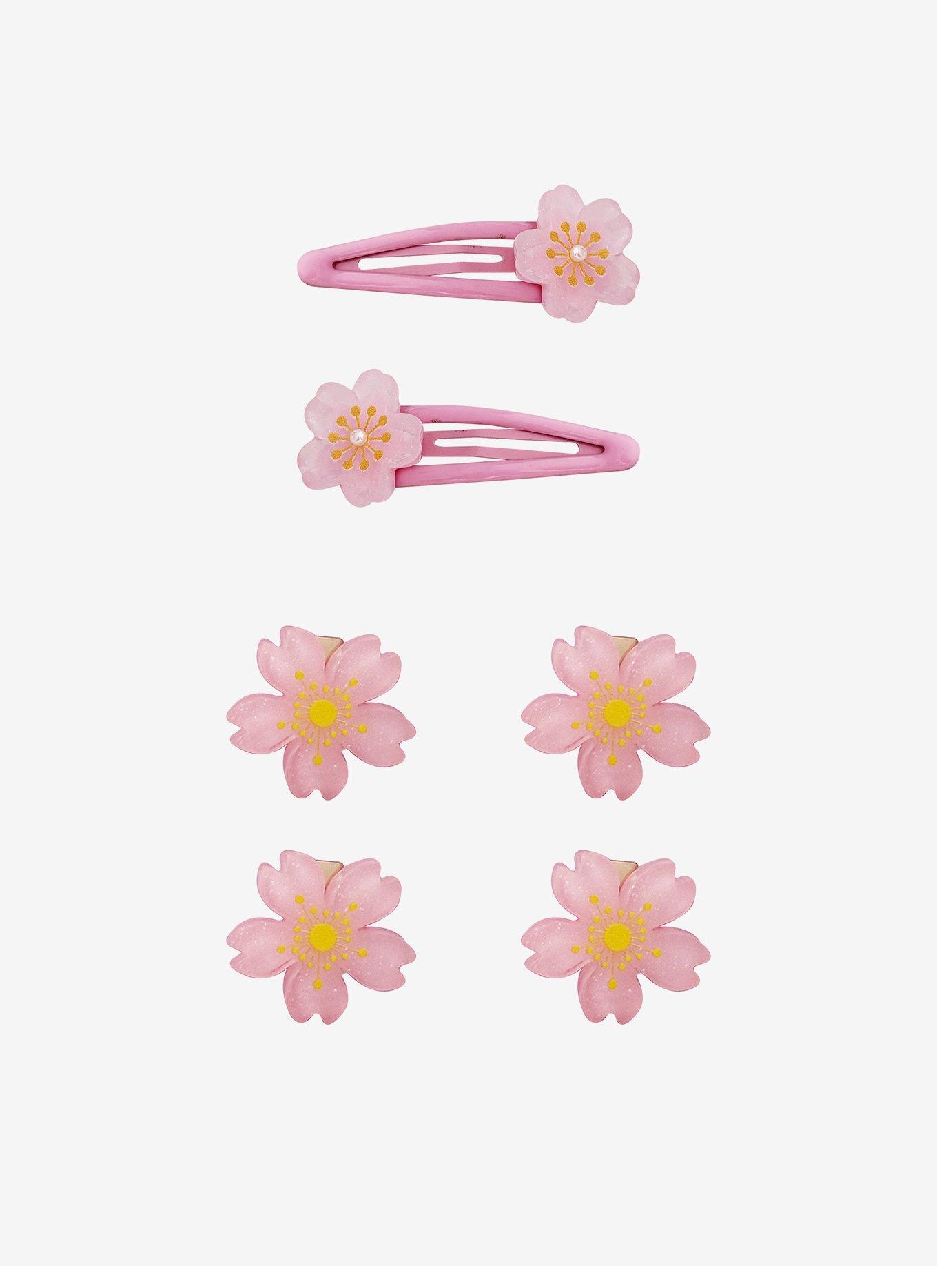 Sweet Society Sakura Blossom Hair Clip Set, , hi-res