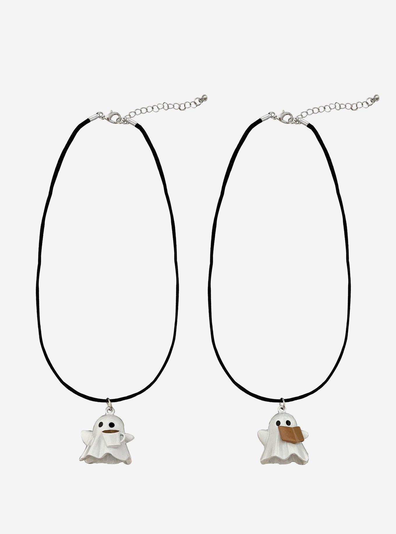 Thorn & Fable Ghost Bestie Friend Necklace Set, , hi-res