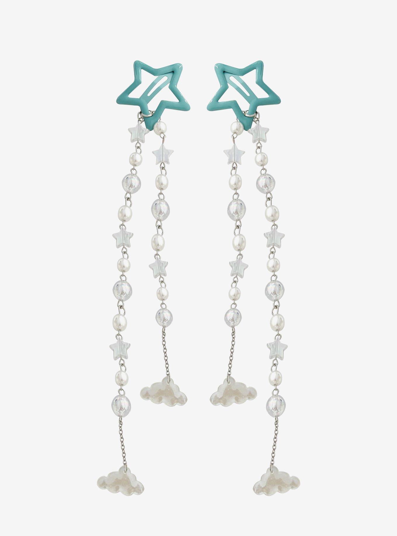 Sweet Society Starry Cloud Hair Clip Set, , hi-res