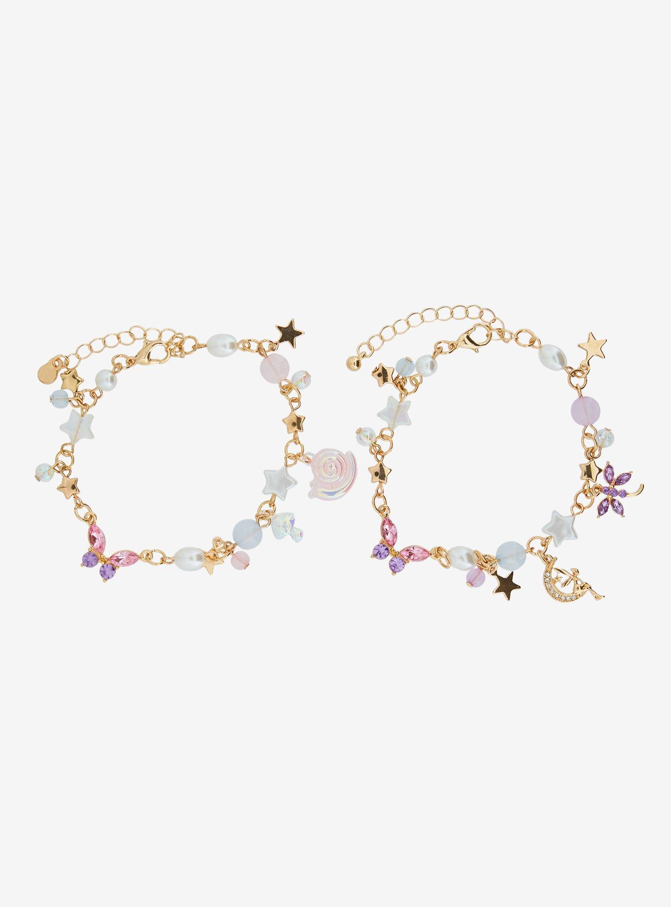 Thorn & Fable Fairy Cottage Best Friend Charm Bracelet Set, , hi-res