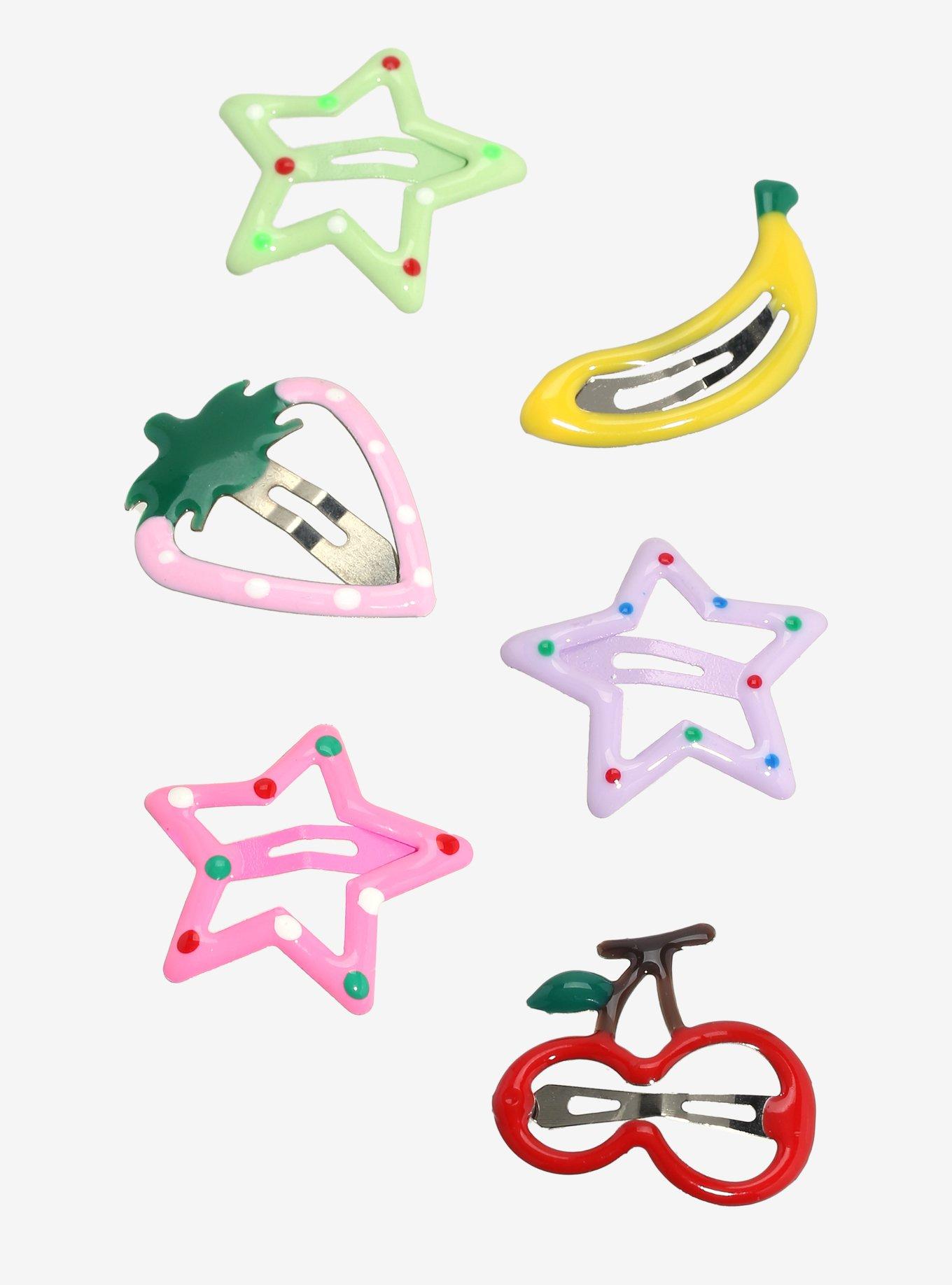 Thorn & Fable Fruit Star Hair Clip Set, , hi-res