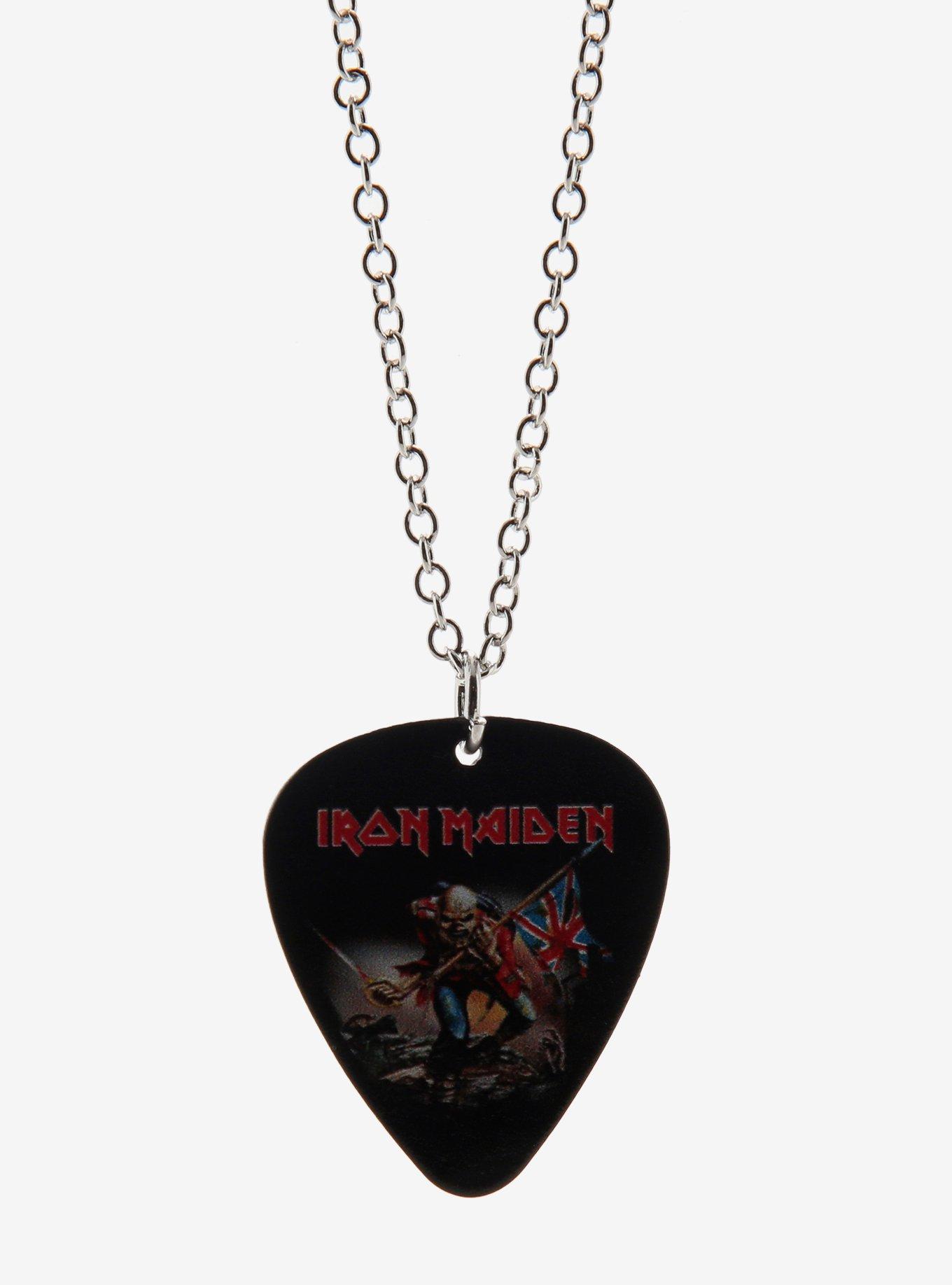 Iron Maiden Eddie Guitar Pick Necklace, , alternate