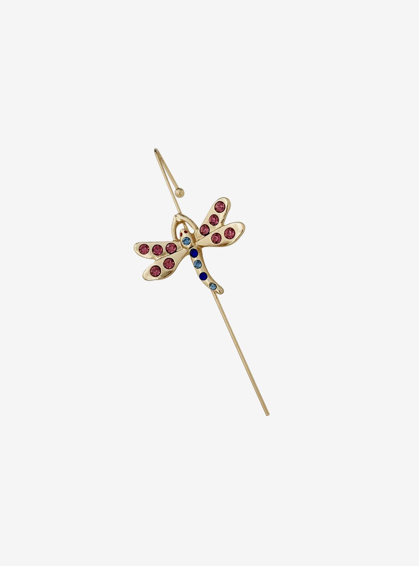 Coraline Dragonfly Ear Hook, , hi-res