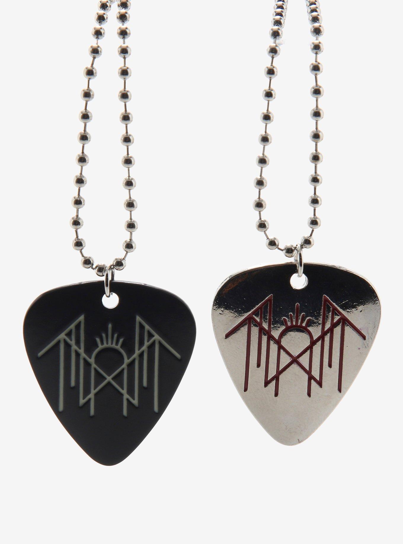 Sleep Token Guitar Pick Best Friend Necklace Set, , alternate