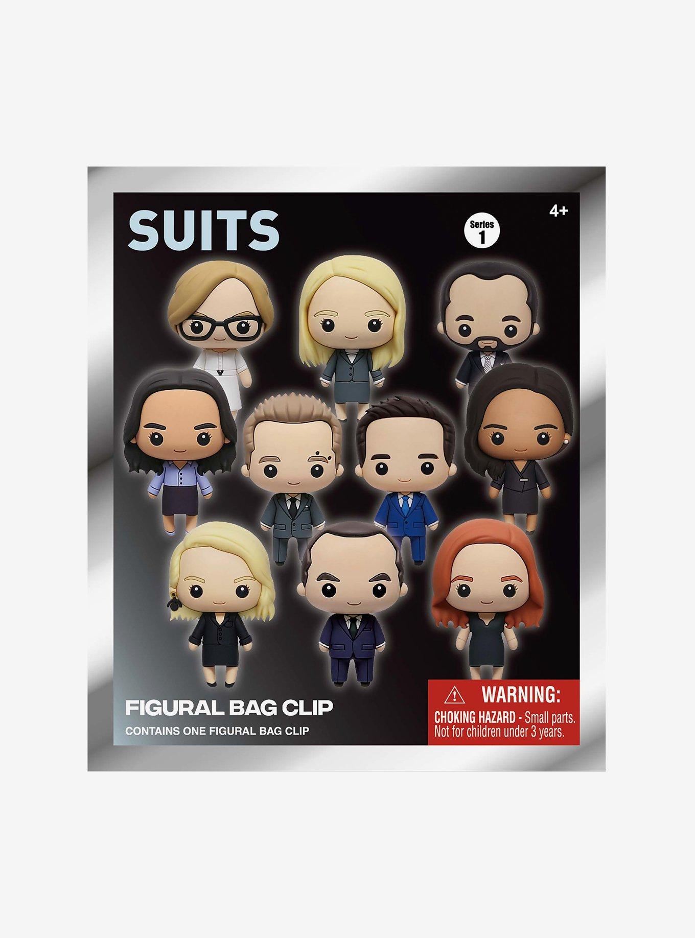 Suits Character Blind Bag Figural Bag Clip, , alternate