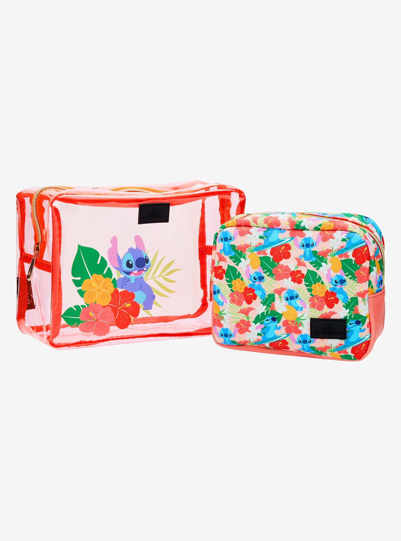 Disney Lilo & Stitch Tropical Floral Stitch Cosmetic Bag Set, , alternate