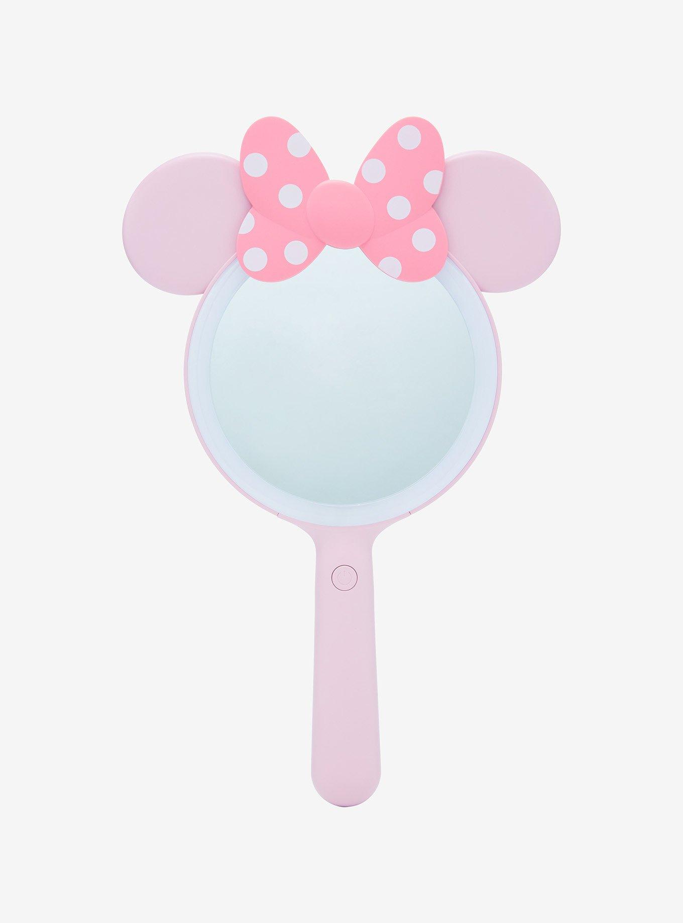 Disney Minnie Mouse Pink Handheld Light-Up Mirror, , alternate
