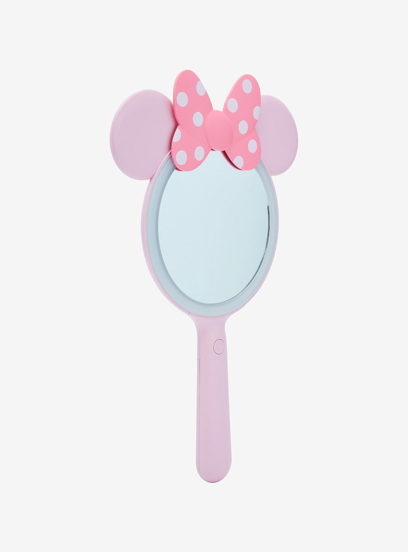 Disney Minnie Mouse Pink Handheld Light-Up Mirror, , alternate