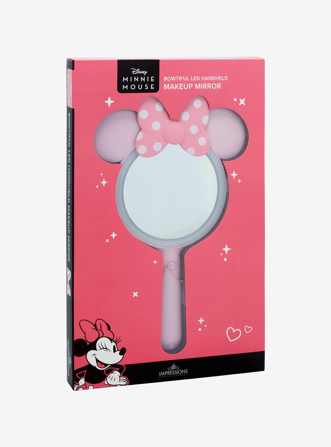 Disney Minnie Mouse Pink Handheld Light-Up Mirror, , alternate