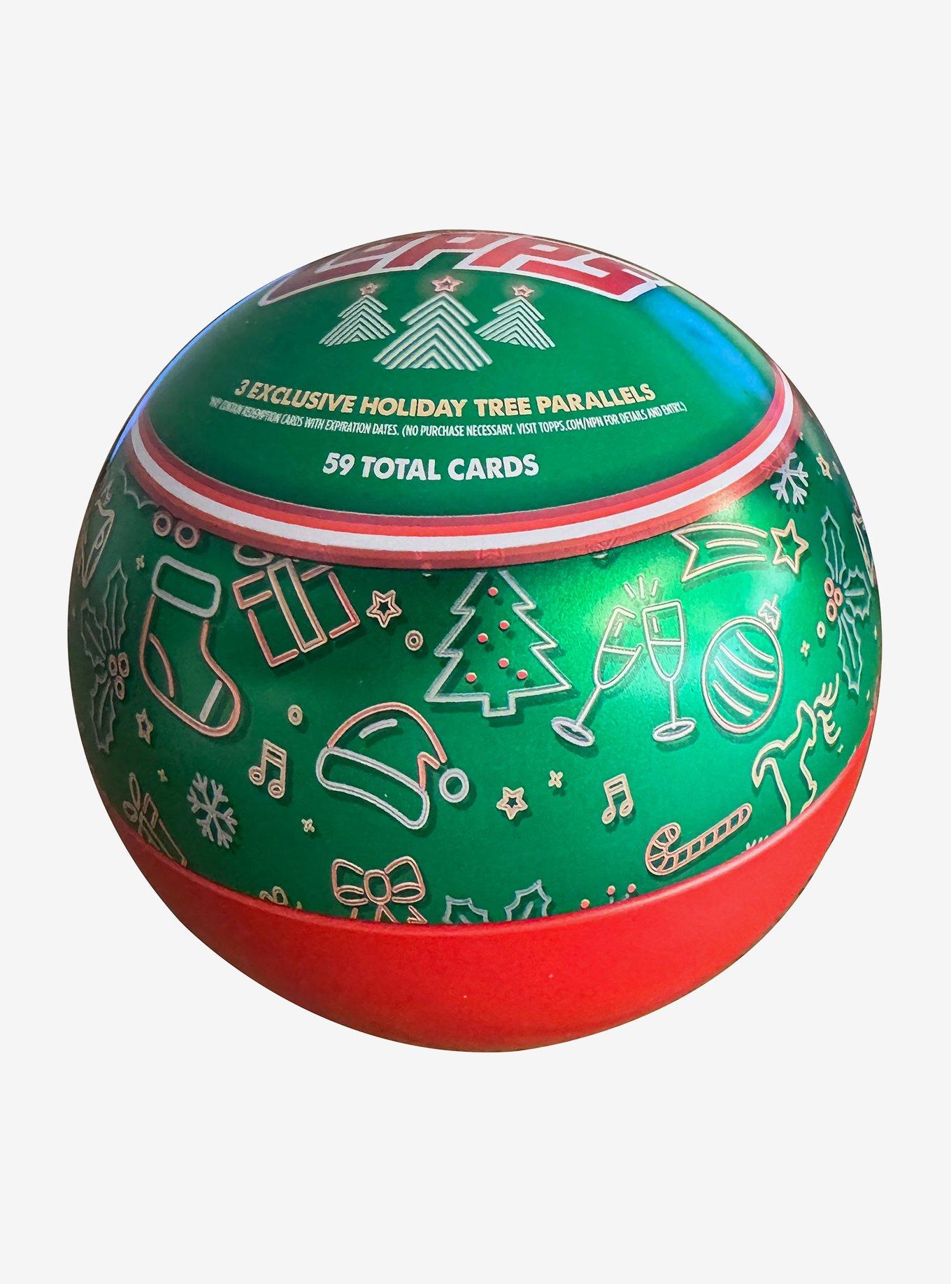 Topps 2024 MLB Baseball Holiday Ornament Trading Card Tin, , hi-res