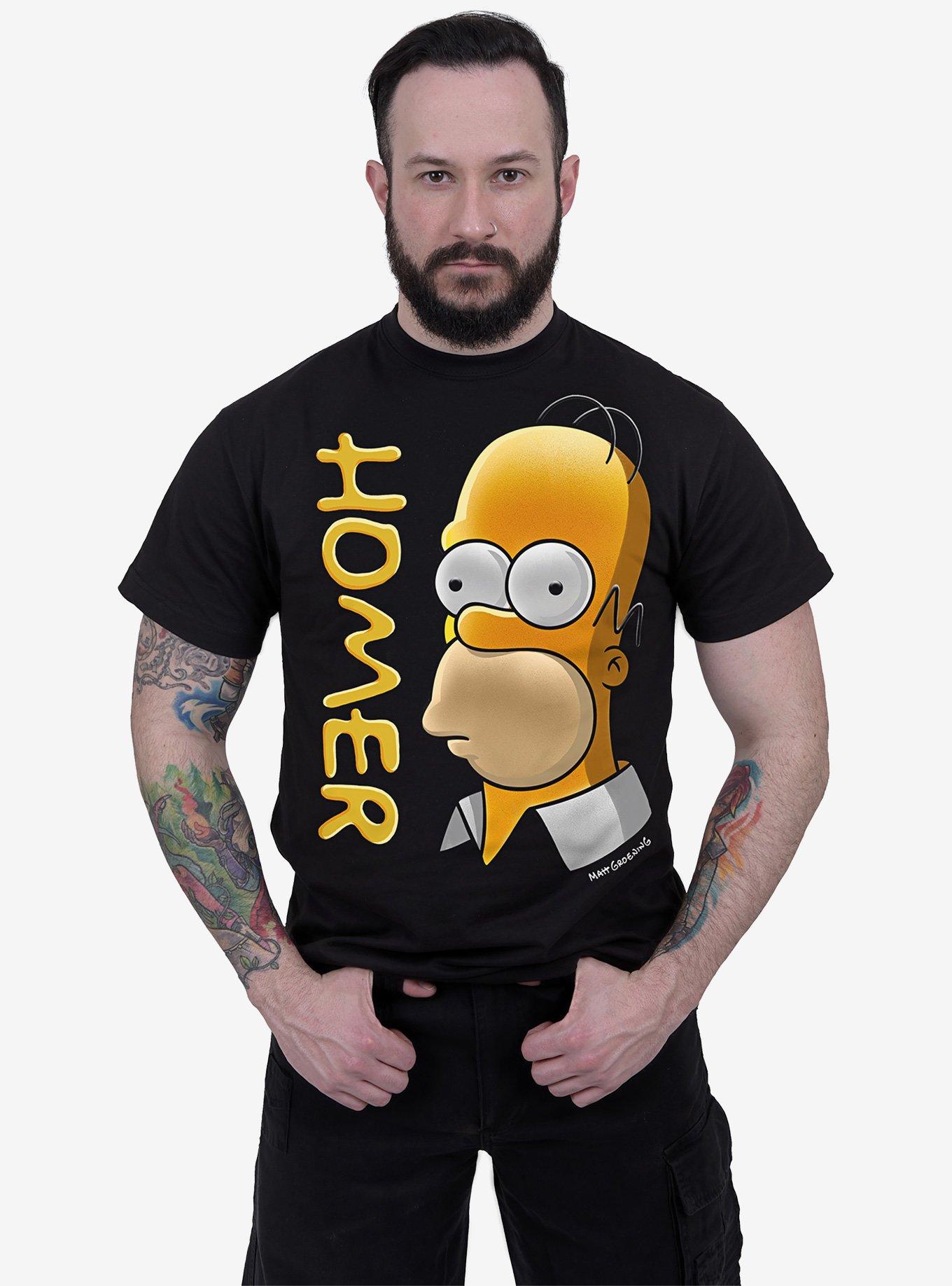 Spiral The Simpsons Homer Portrait Front Print T-Shirt, , hi-res