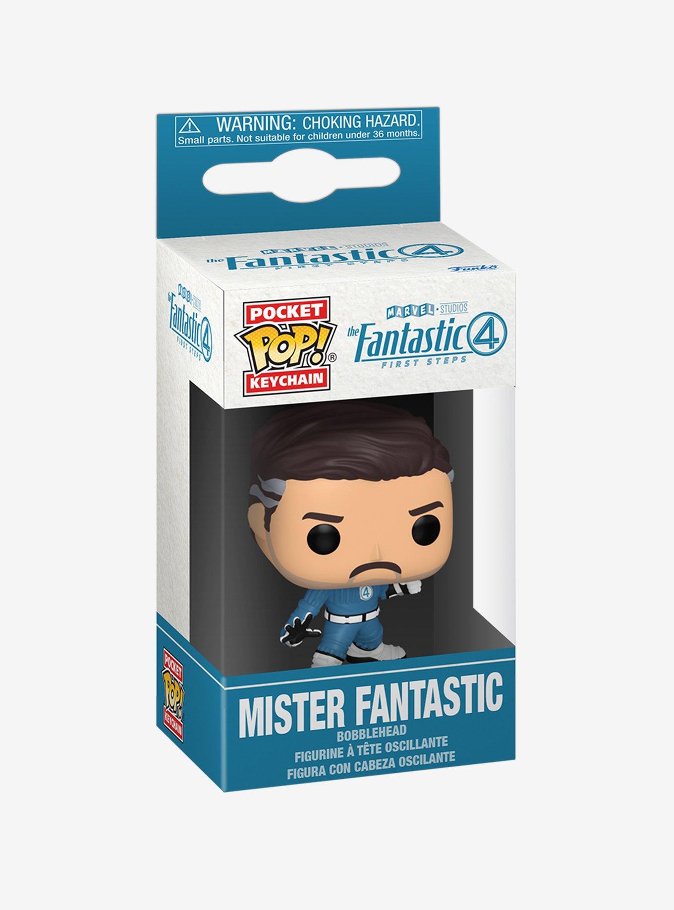 Funko Marvel The Fantastic Four: First Steps Pocket Pop! Mr. Fantastic Bobble-Head Key Chain, , hi-res
