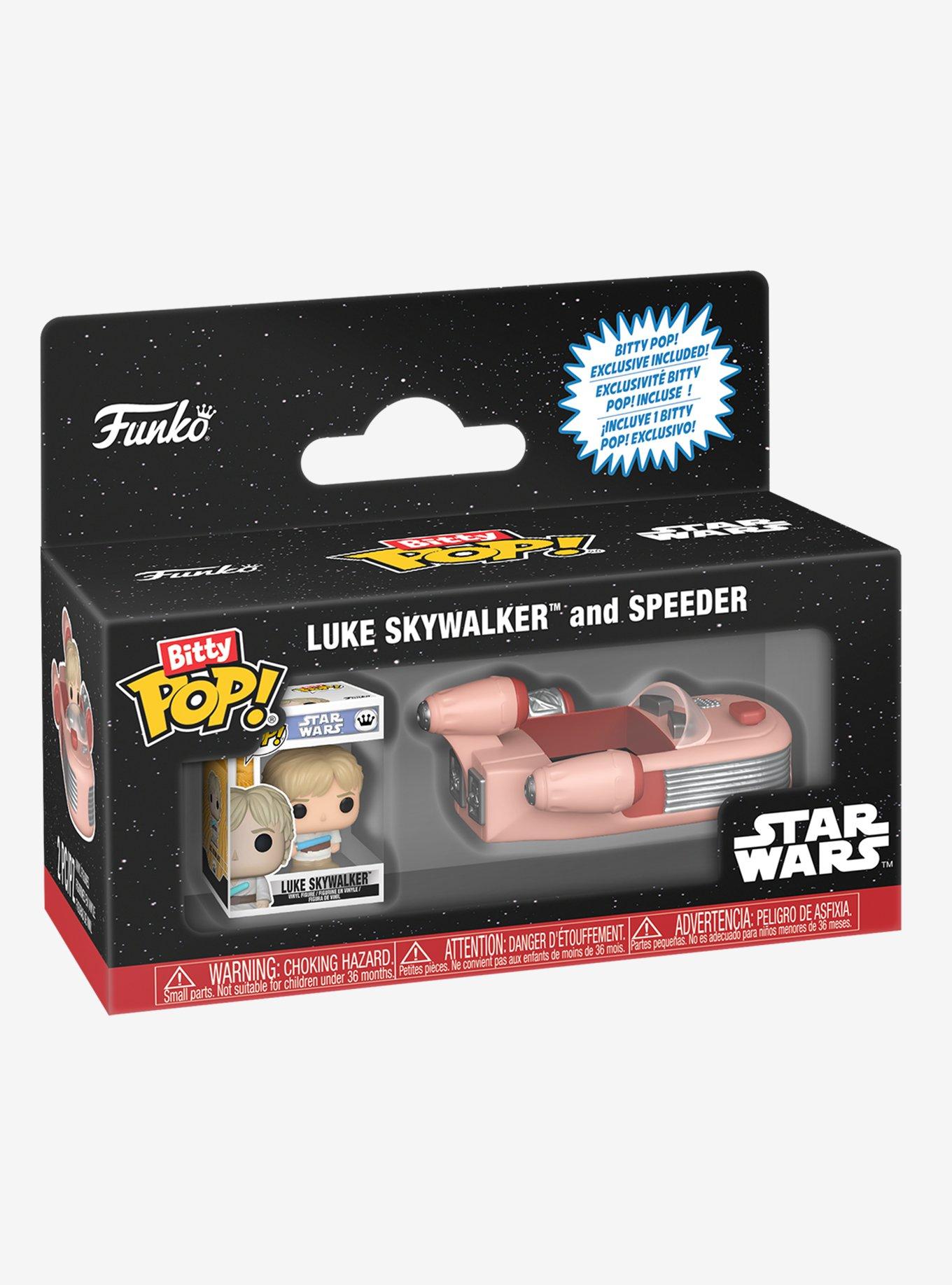 Funko Star Wars Bitty Pop! Arcade Luke Skywalker And Speeder Vinyl Set, , hi-res