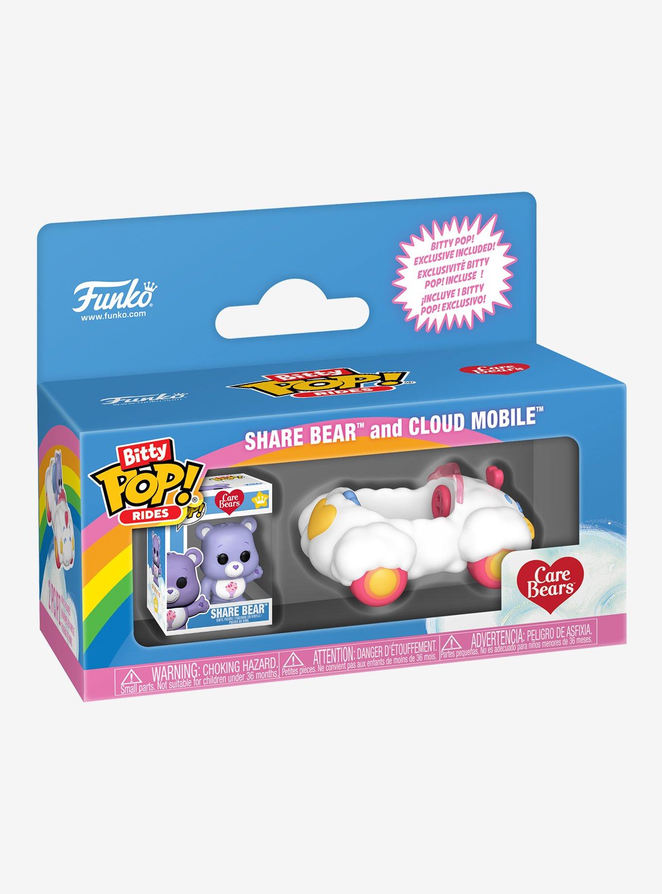 Funko Care Bears Bitty Pop! Rides Share Bear And Cloud Mobile Vinyl Figure Set, , hi-res