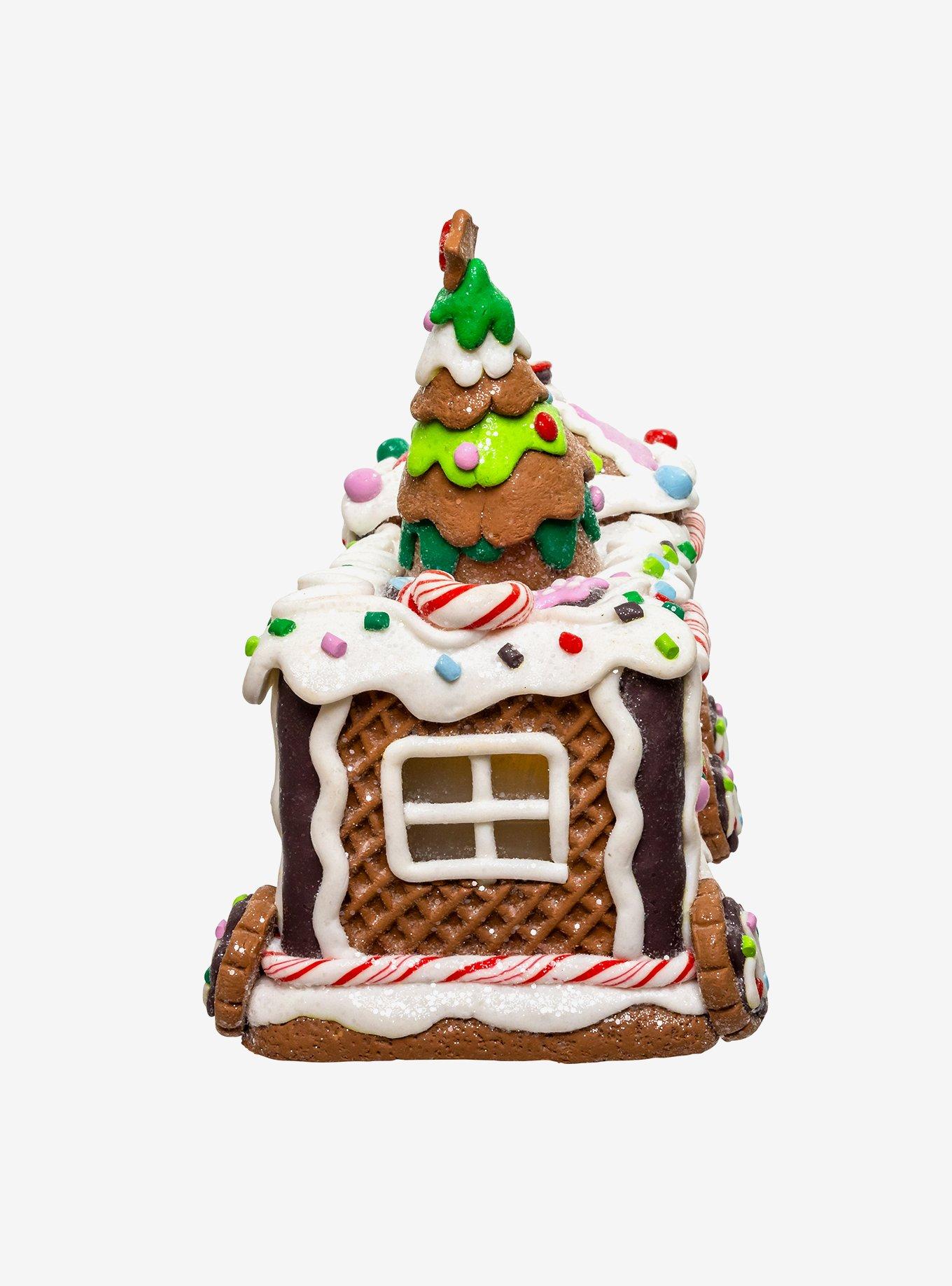 Gingerbread Train With Tree LED Table Piece, , alternate