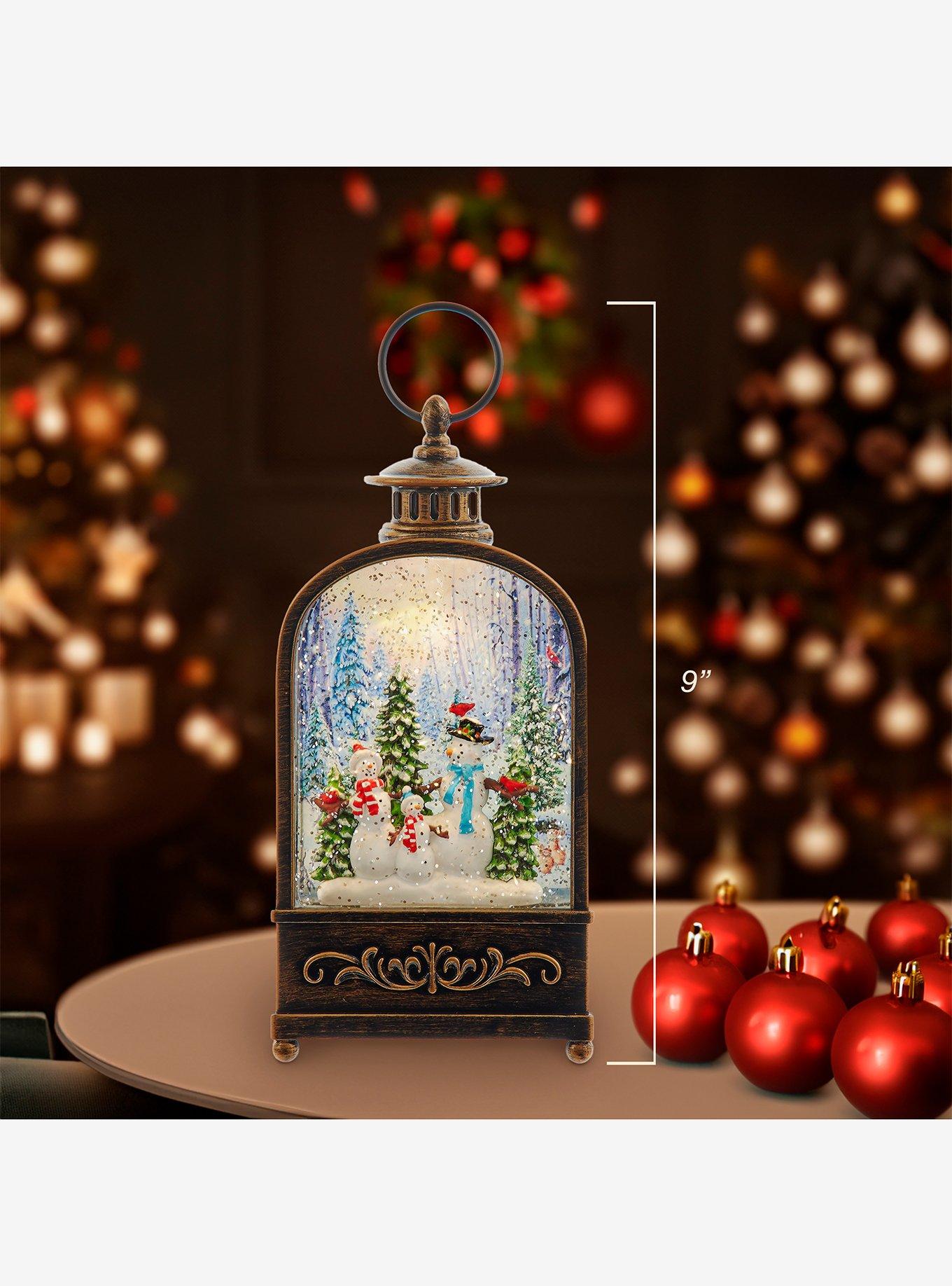 Snowman LED Water Lantern, , alternate