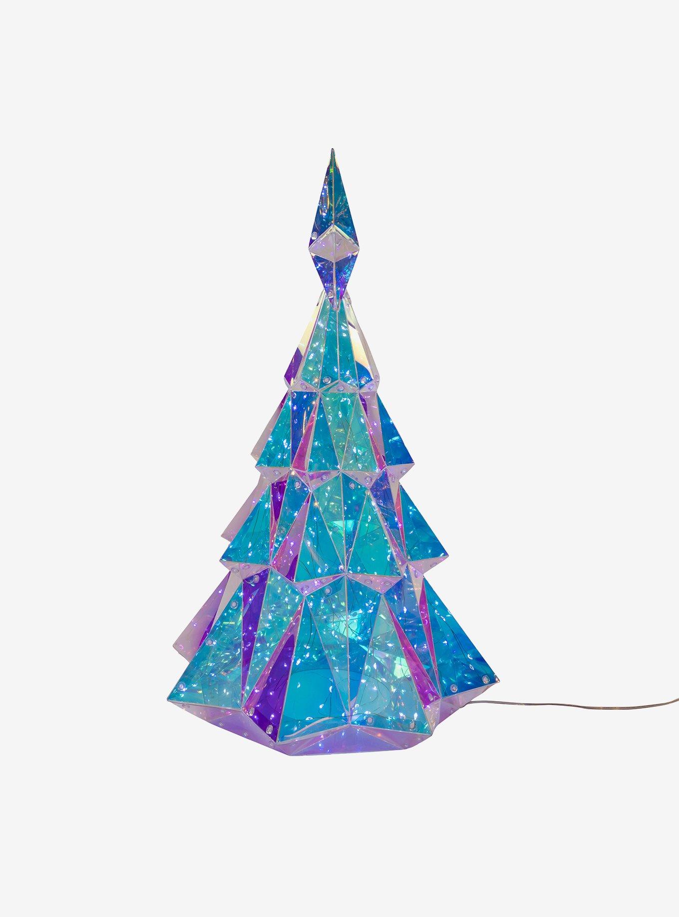 Pre-Lit Cool White Fairy LED Holographic Christmas Tree, , alternate