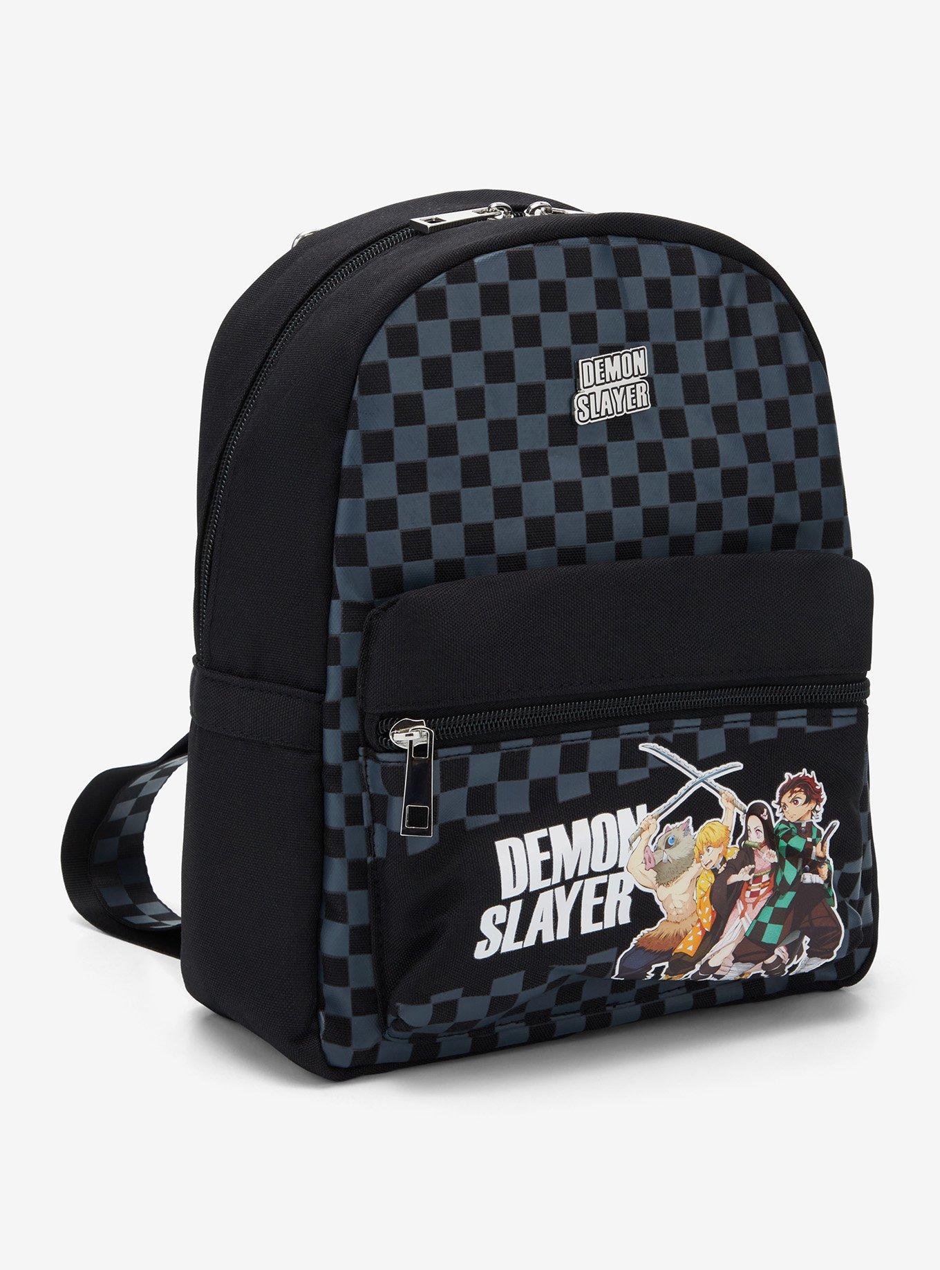 Demon Slayer: Kimetsu No Yaiba Group Checkered Mini Backpack, , hi-res