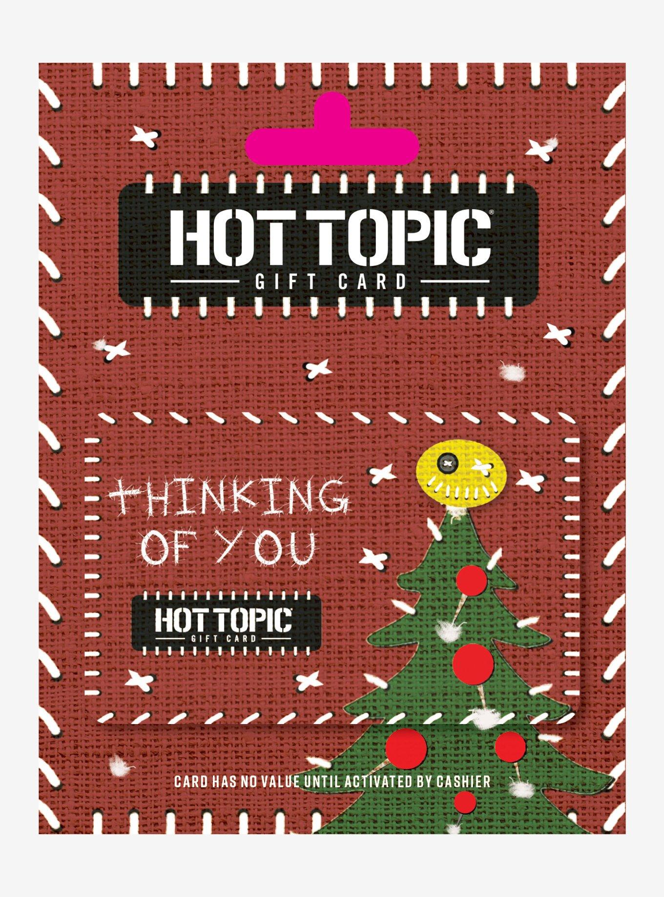 Thinking Of You Gift Card, BLACK, alternate