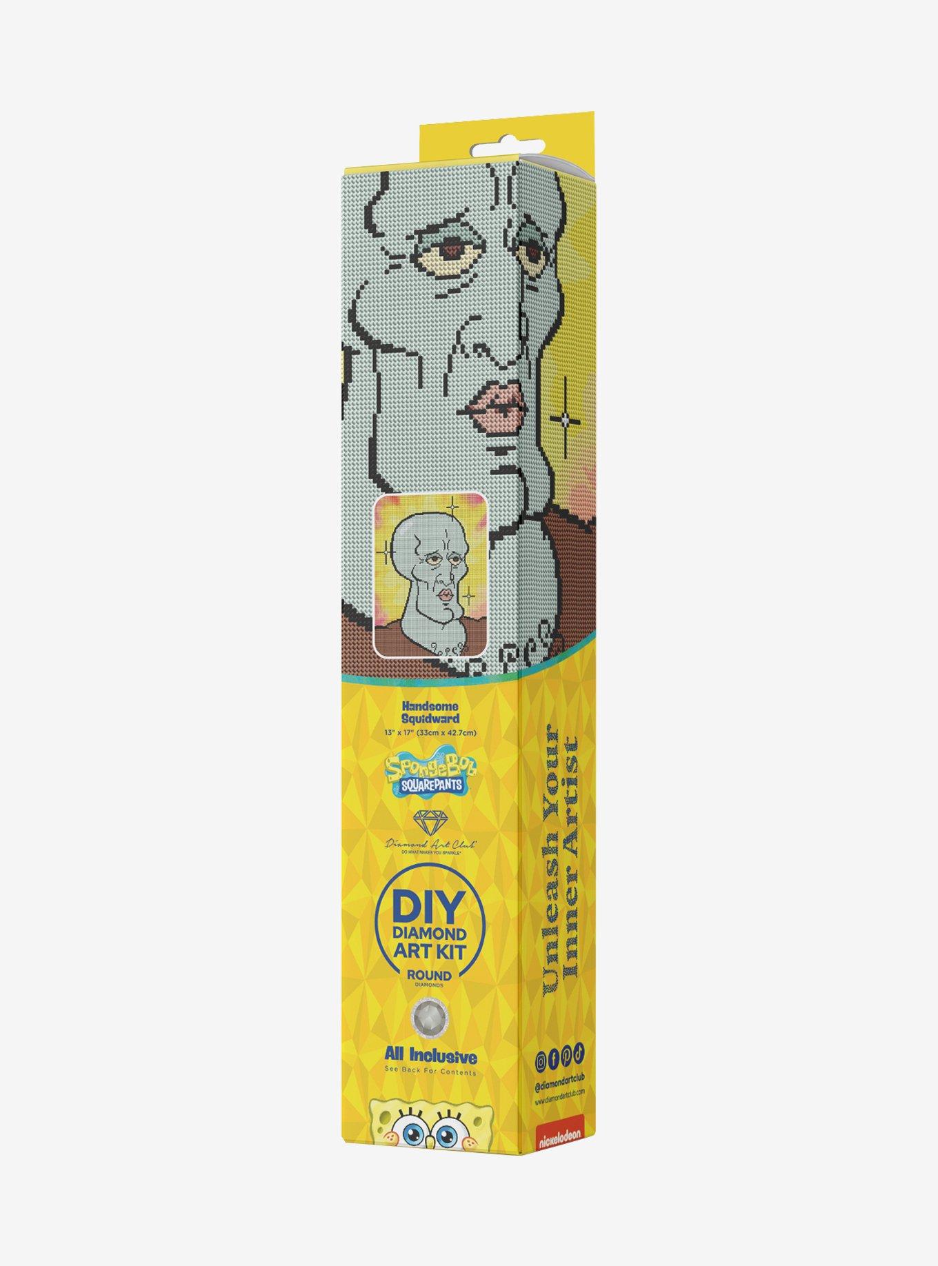 SpongeBob SquarePants Handsome Squidward Diamond Painting Kit Hot Topic Exclusive, , hi-res