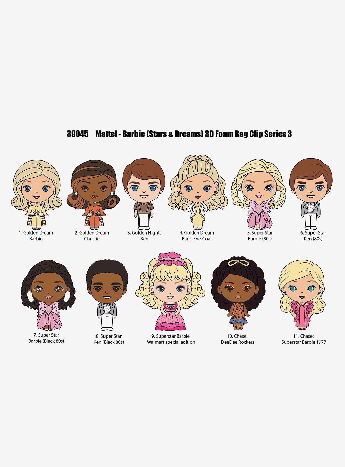 Barbie Stars And Dreams Characters Series 3 Blind Bag Figural Bag Clip, , alternate