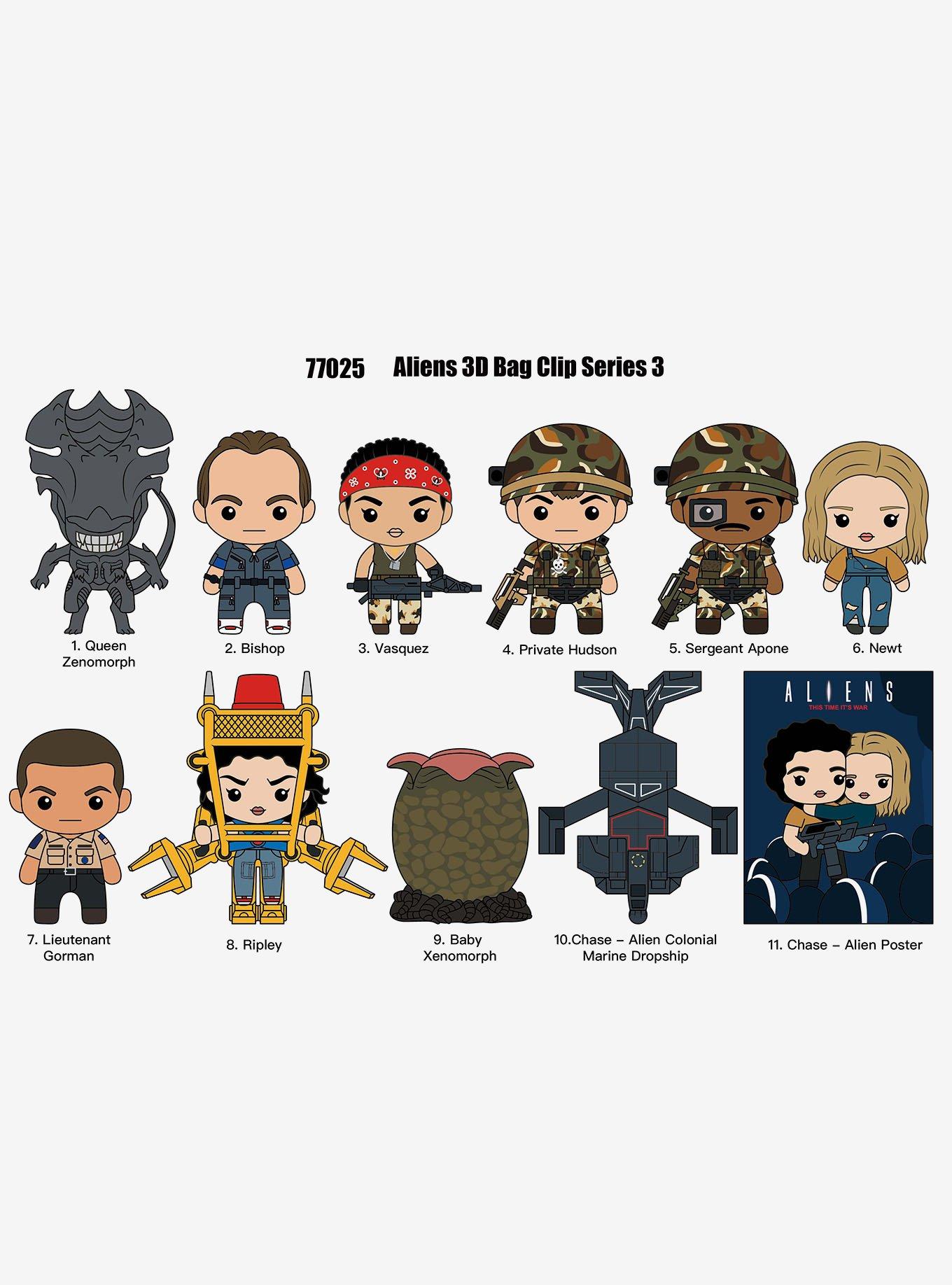 Aliens Characters (Series 3) Blind Bag Figural Bag Clip, , hi-res