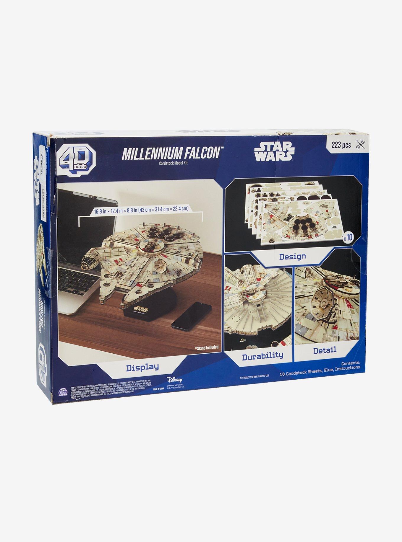 4D Build Star Wars Millennium Falcon 3D Puzzle Model Kit, , hi-res