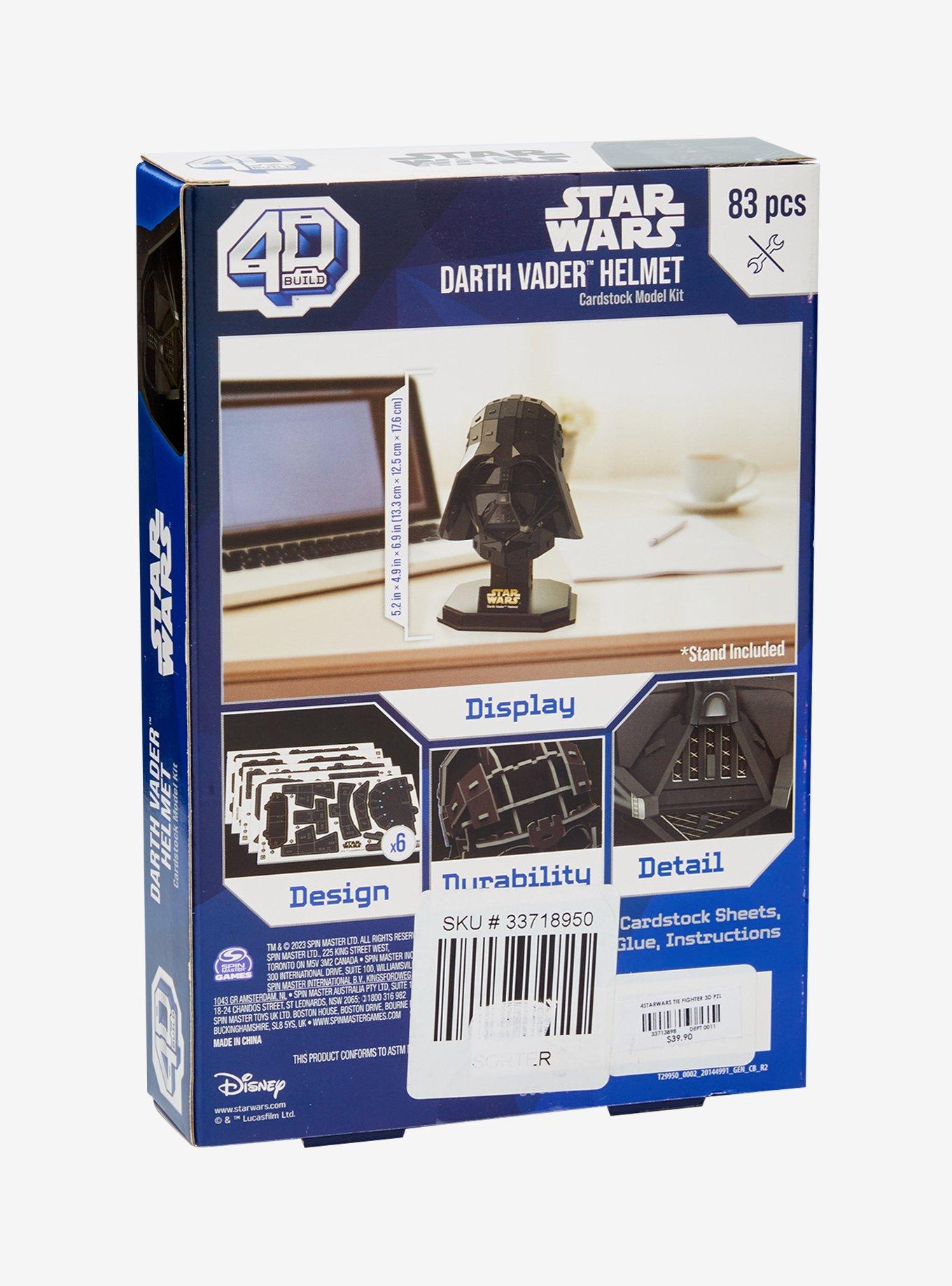 4D Build Star Wars Darth Vader Helmet 3D Puzzle Model Kit, , hi-res