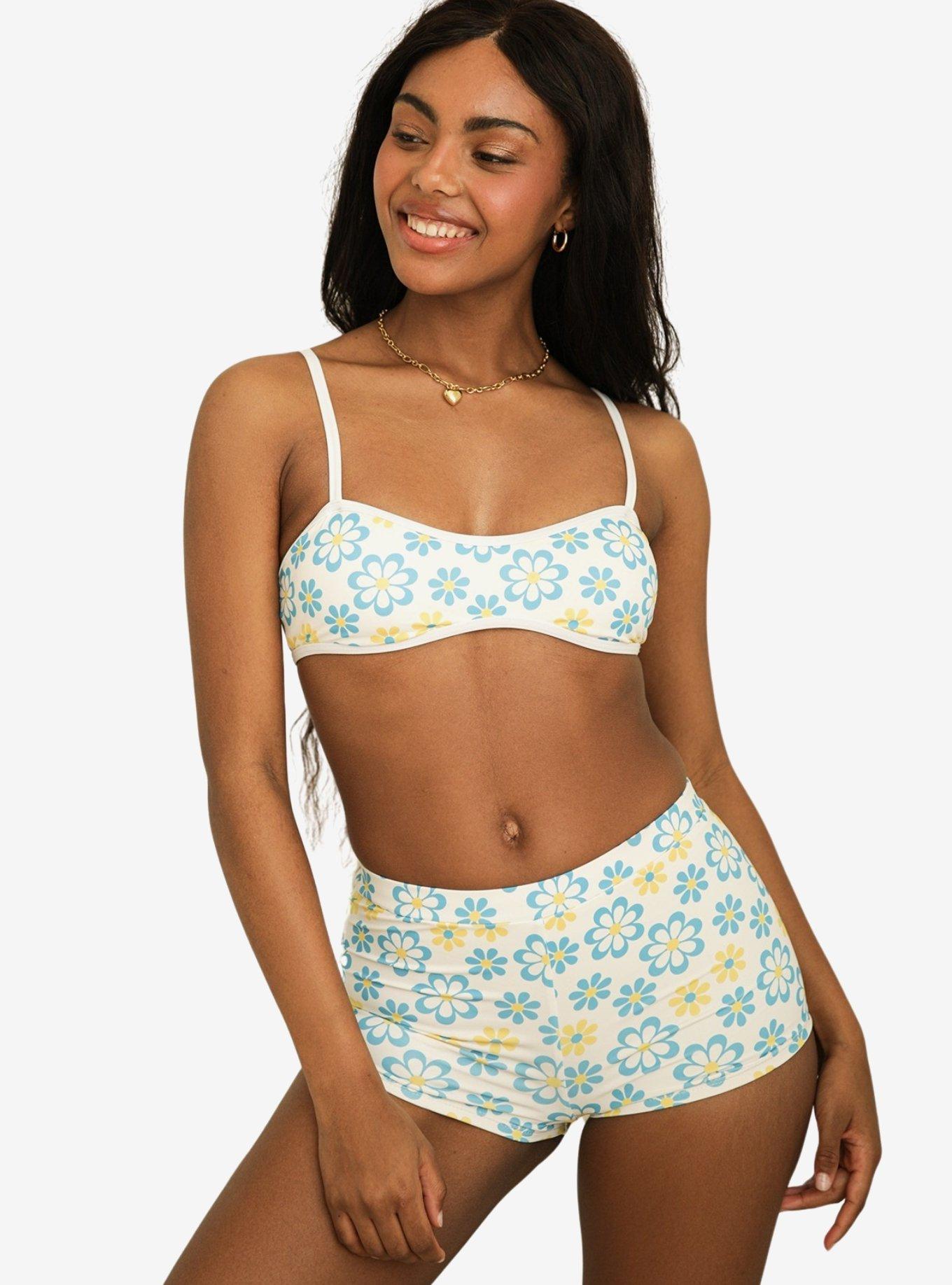 Dippin' Daisy's Blair Scoop Neck Swim Top Honeysuckle, BRIGHT WHITE, alternate