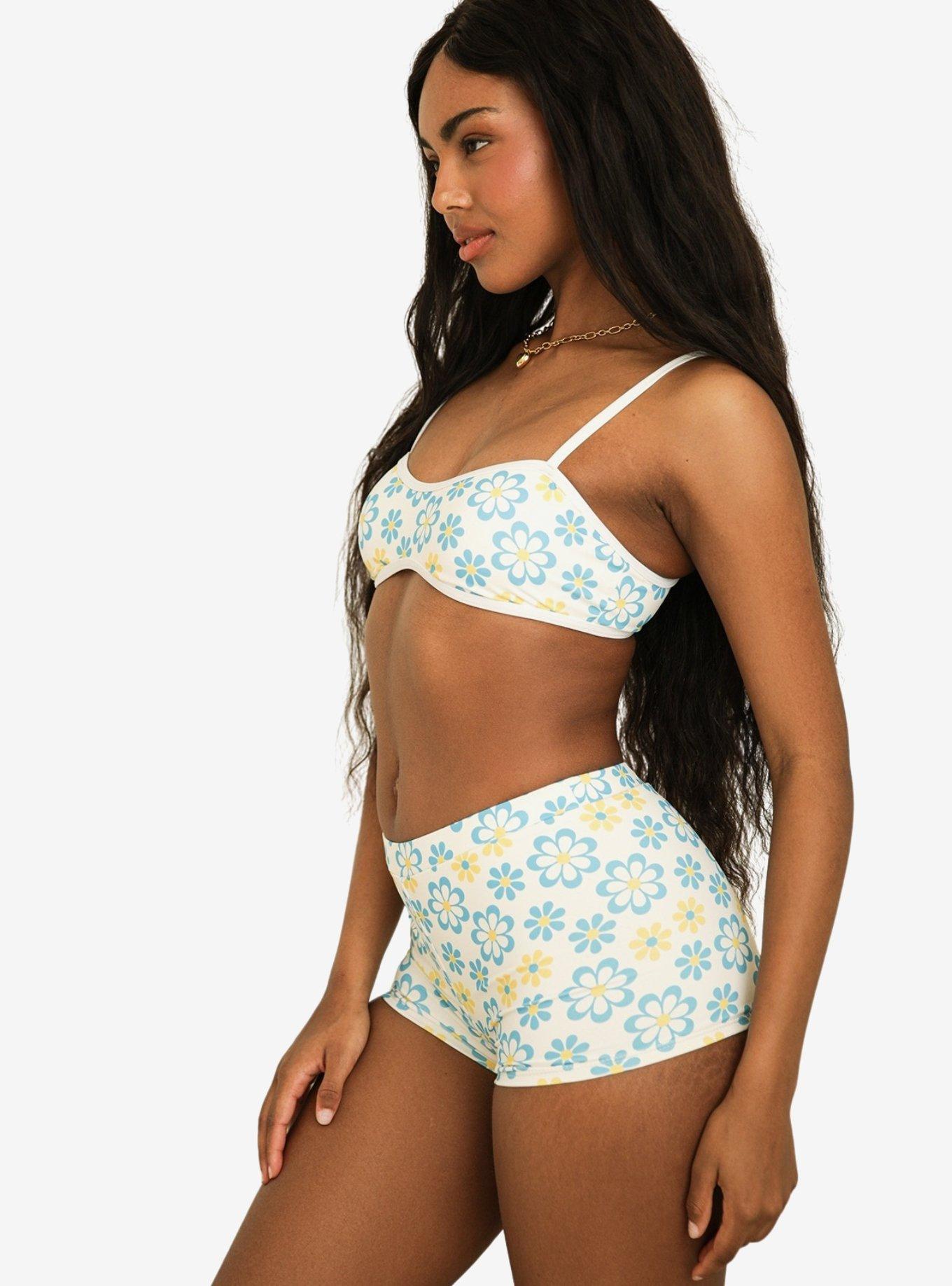 Dippin' Daisy's Blair Scoop Neck Swim Top Honeysuckle, BRIGHT WHITE, alternate