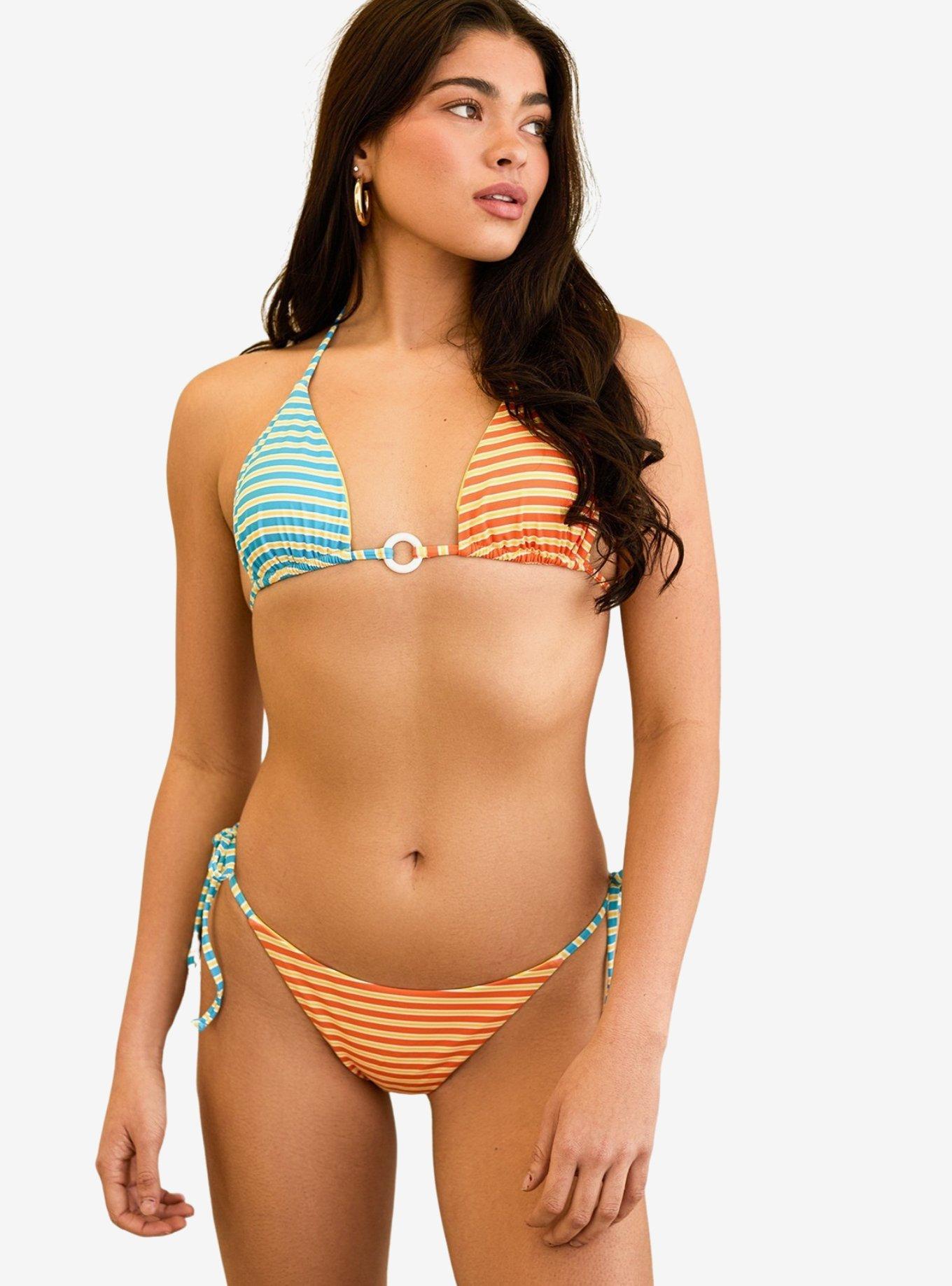 Dippin' Daisy's Mia Cheeky Swim Bottom Campfire, ORANGE, alternate
