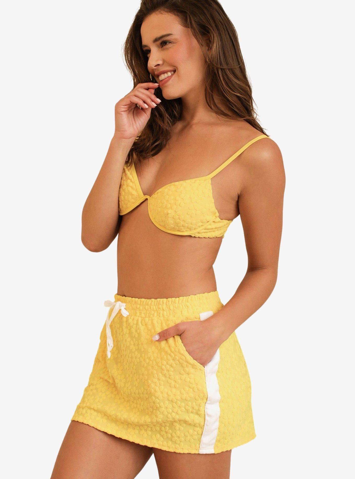 Dippin' Daisy's Annie Elastic Waist Mini Skirt Sunblock, , hi-res