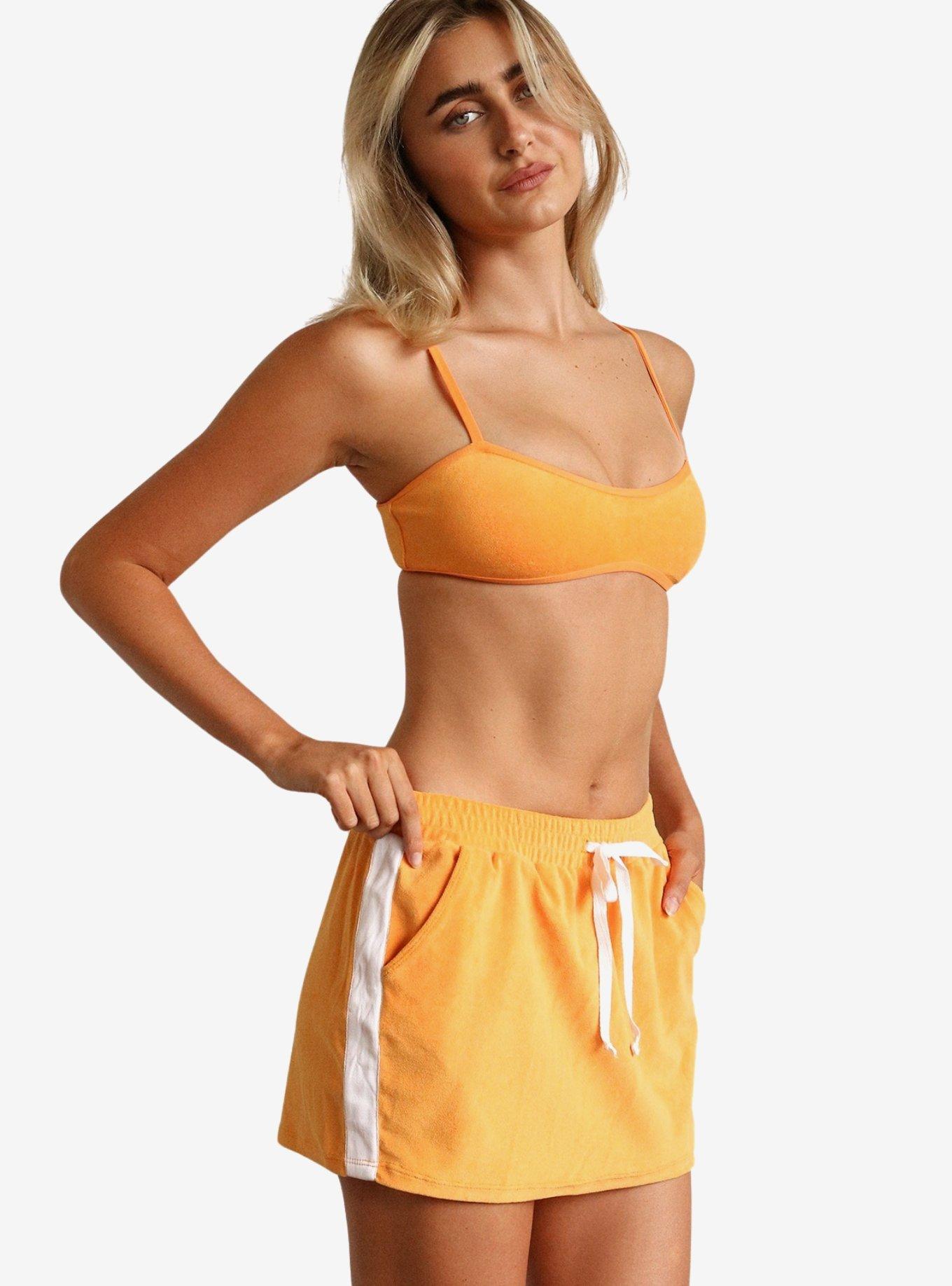 Dippin' Daisy's Blair Scoop Neck Swim Top Kumquat Terry, ORANGE, alternate