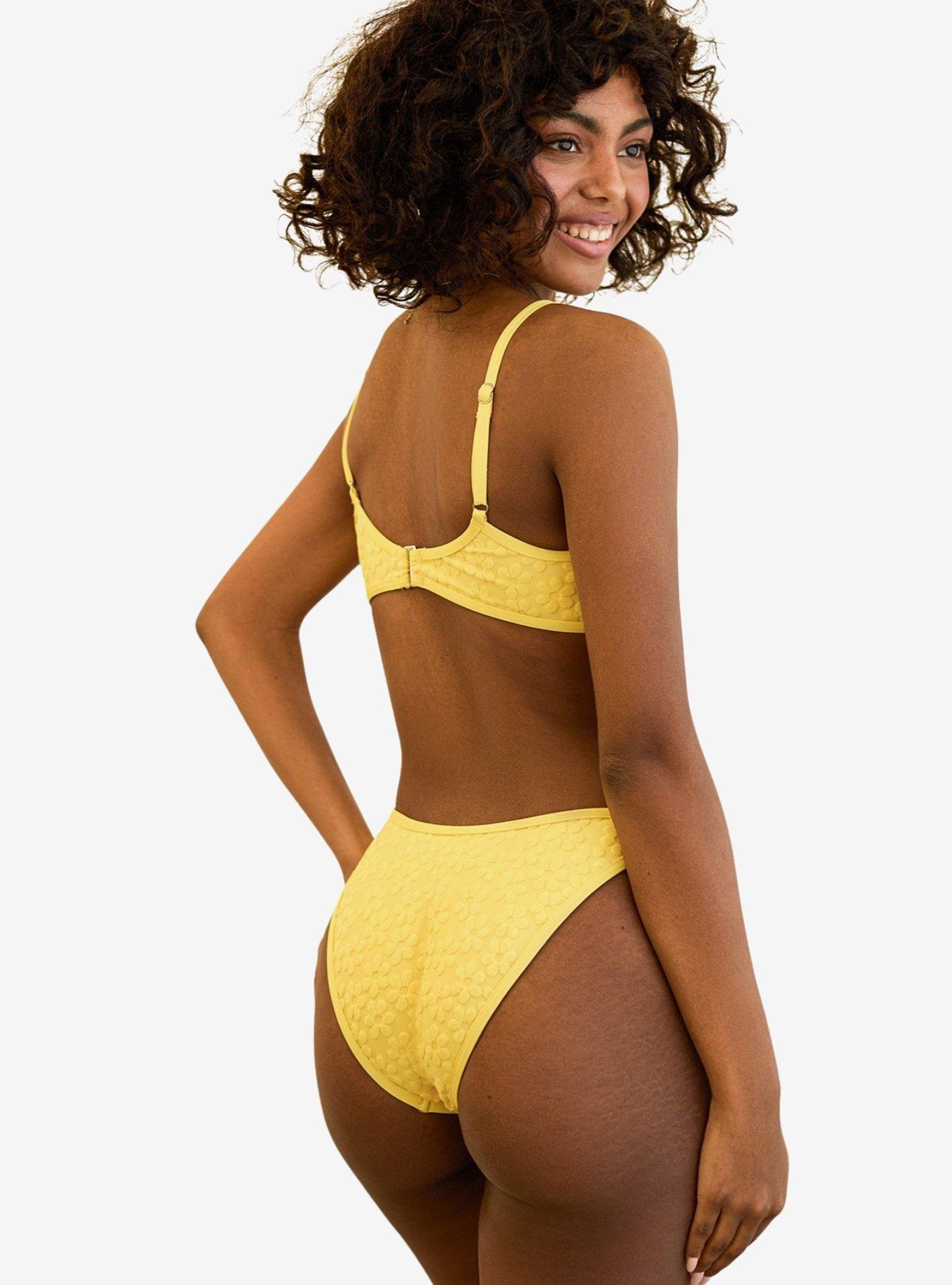Dippin' Daisy's Blair Scoop Neck Swim Top Sunblock, BRIGHT YELLOW, alternate