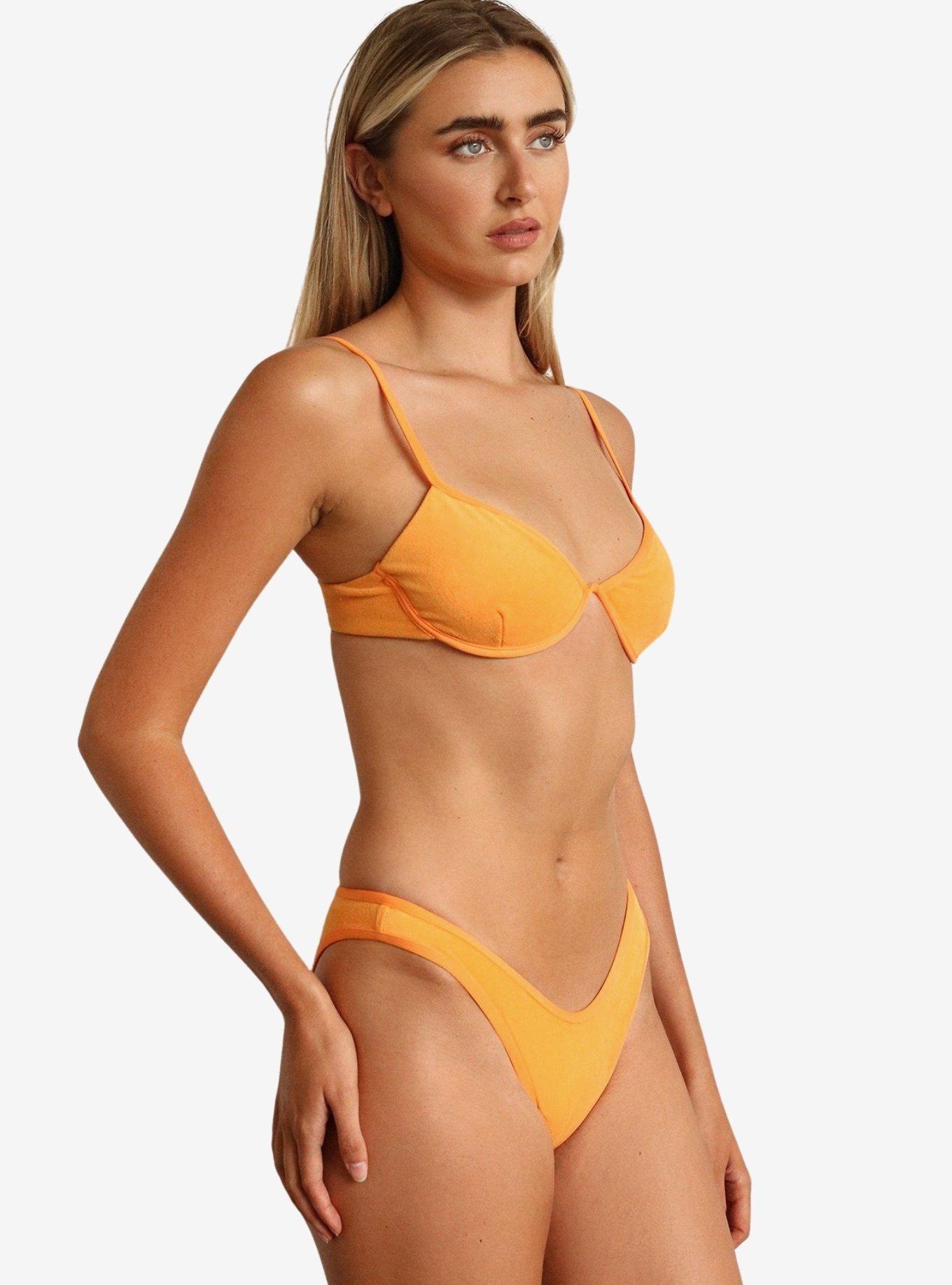 Dippin' Daisy's Daphne Underwire Swim Top Kumquat Terry, ORANGE, alternate
