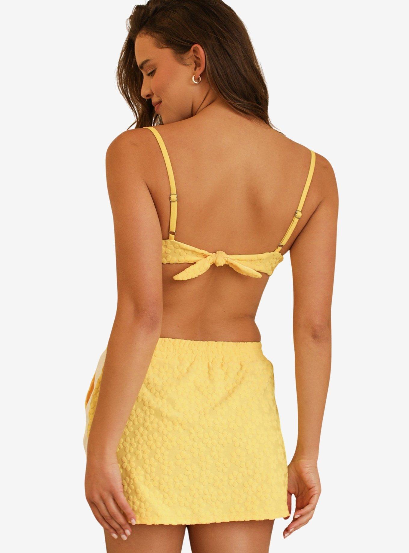 Dippin' Daisy's Daphne Underwire Swim Top Sunblock, BRIGHT YELLOW, alternate