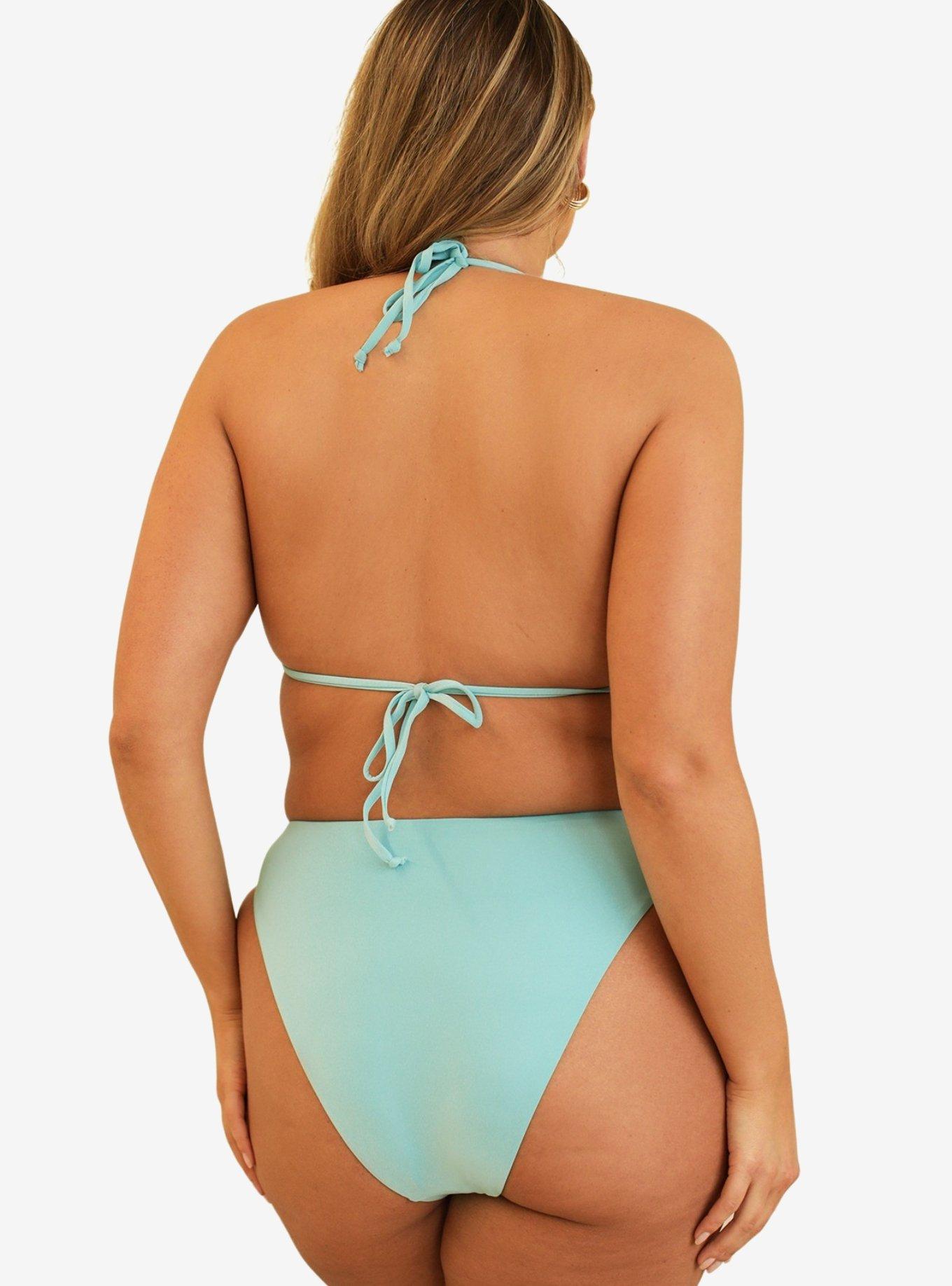 Dippin' Daisy's Seashore High Waist Cheeky Swim Bottom Pool, BLUE, alternate