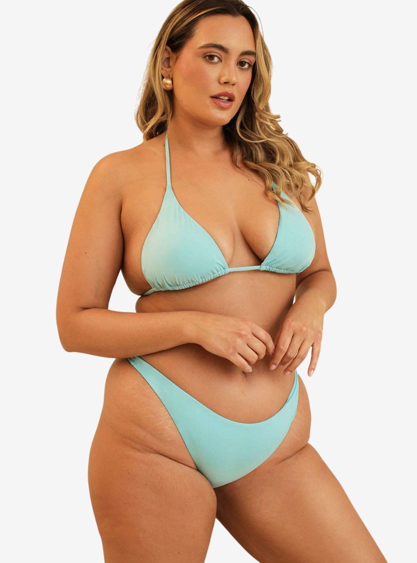 Dippin' Daisy's Seaport Thong Swim Bottom Pool, BLUE, alternate