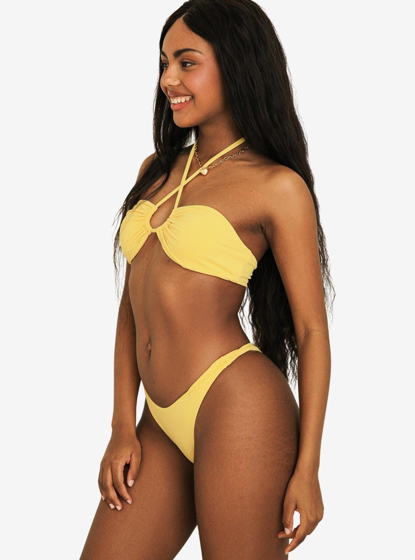 Dippin' Daisy's Seaport Thong Swim Bottom Sunshine, BRIGHT YELLOW, alternate