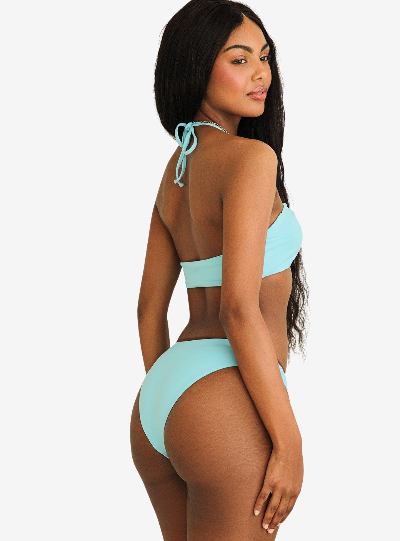 Dippin' Daisy's Amalfi String Tie Bandeau Swim Top Pool, BLUE, alternate