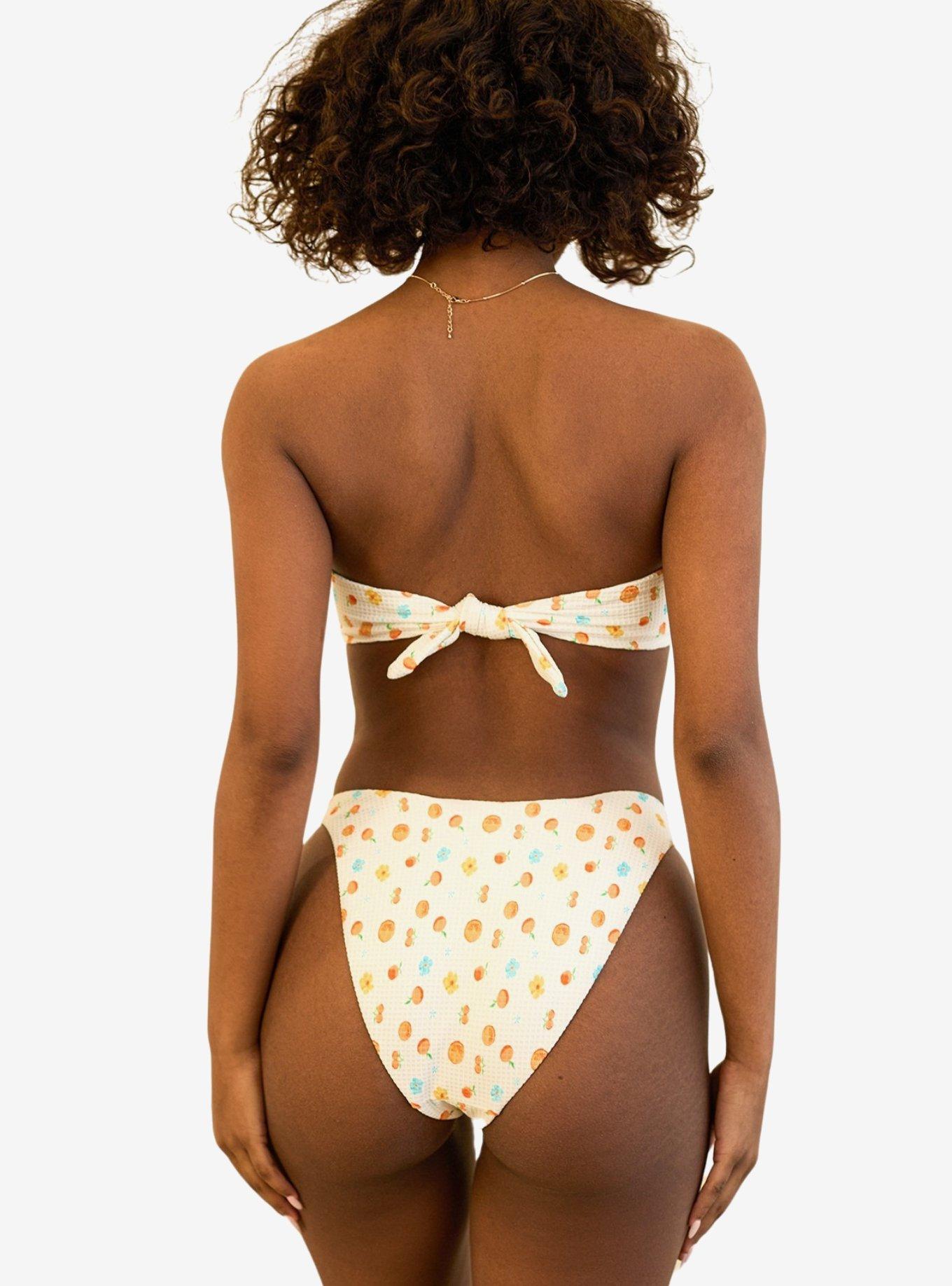 Dippin' Daisy's Haven Cheeky Swim Bottom Clementine, BRIGHT WHITE, alternate