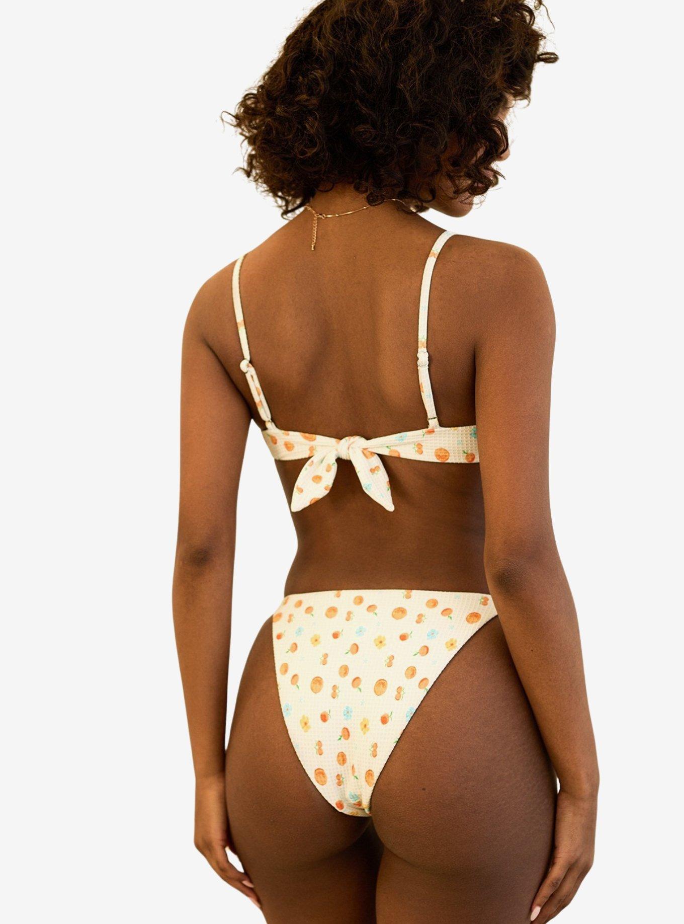 Dippin' Daisy's Halle Cheeky Swim Bottom Clementine, BRIGHT WHITE, alternate